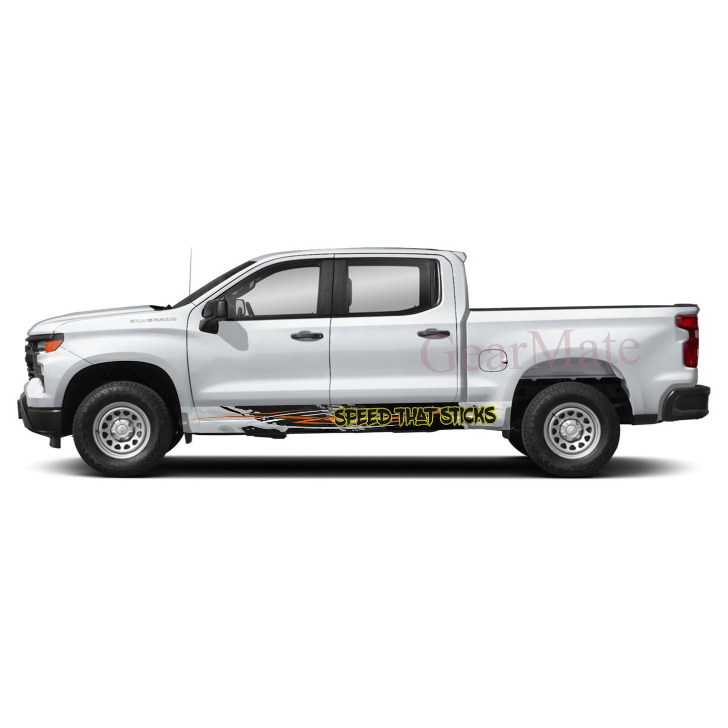 Speed That Sticks Soul Rocker Panel Graphic Decal Kit (Left & Right Sides) - High Quality Vinyl for Trucks & SUVs