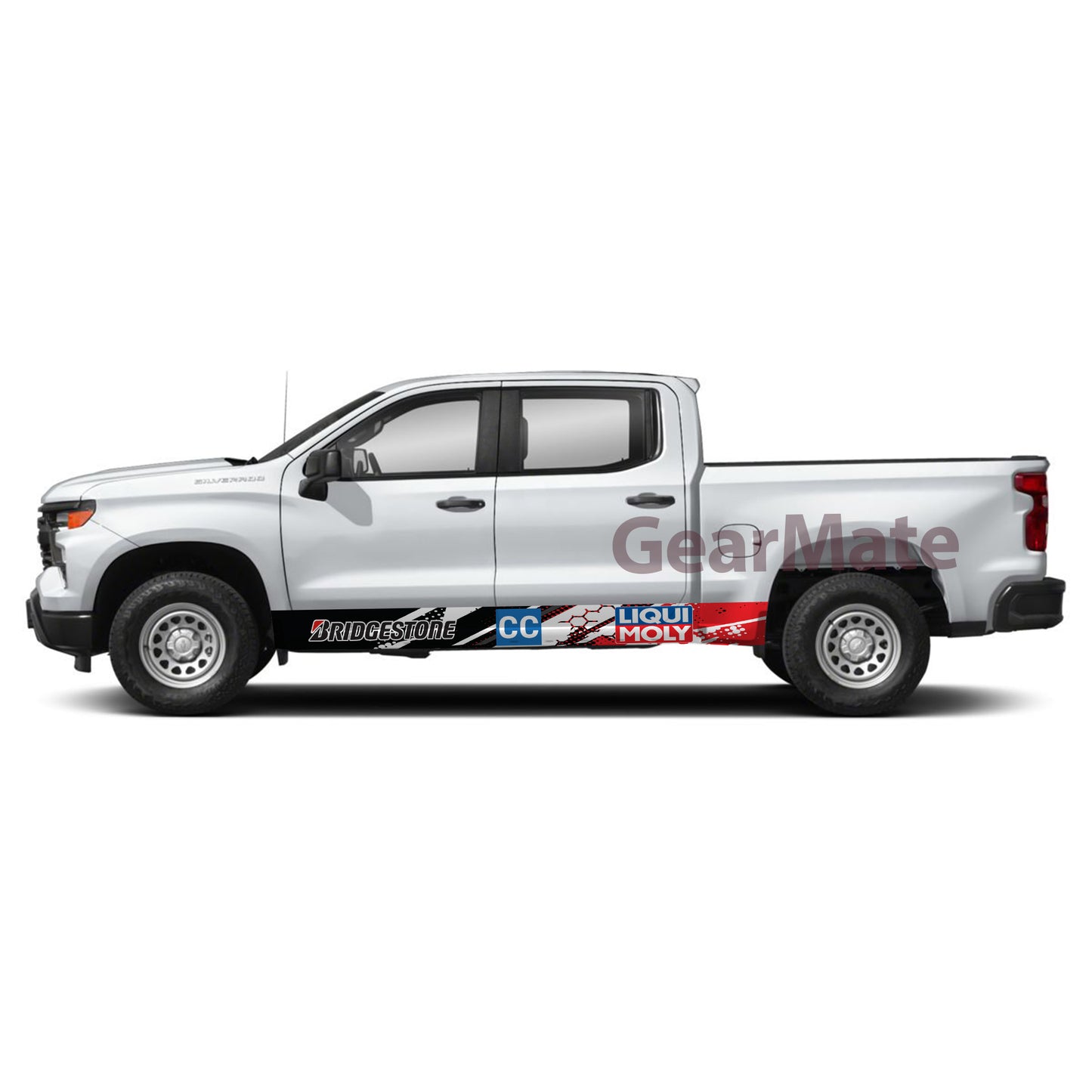 Conquer the Corners Rocker Panel Graphic Decal Kit (Left & Right Sides) - High Quality Vinyl for Trucks & SUVs