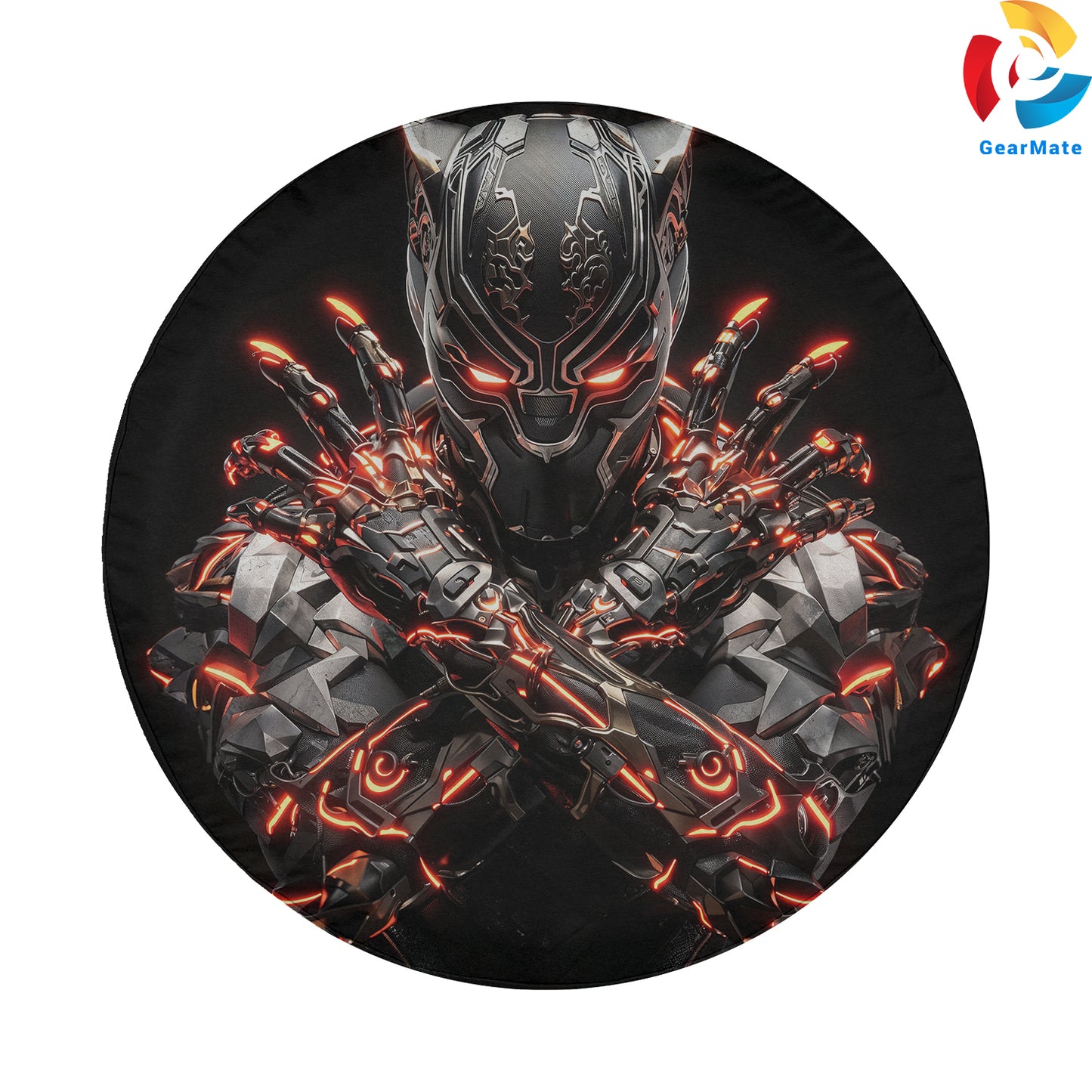 Black Panther Marvel Spare Tire Cover – Premium Waterproof UV Resistant Protector