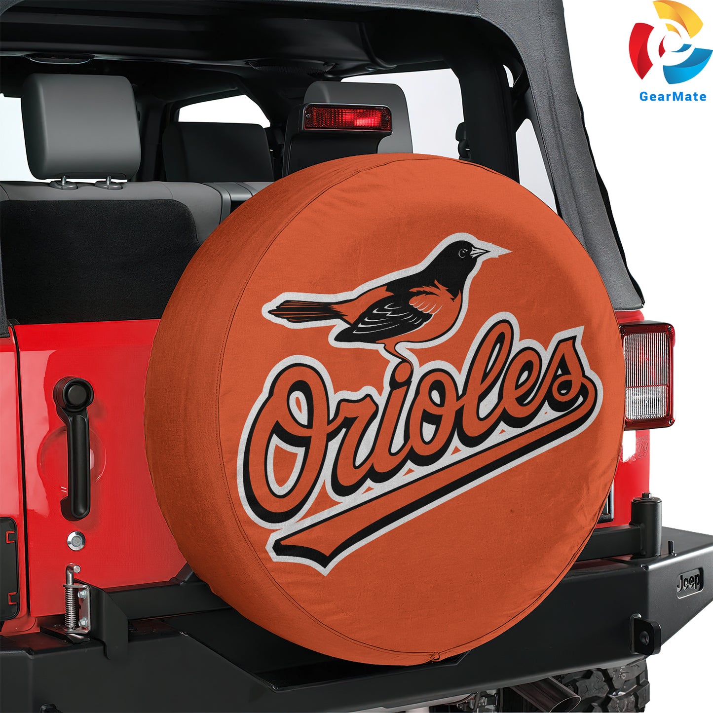 Baltimore Orioles MLB Spare Tire Cover – Premium Waterproof UV-Resistant Protector