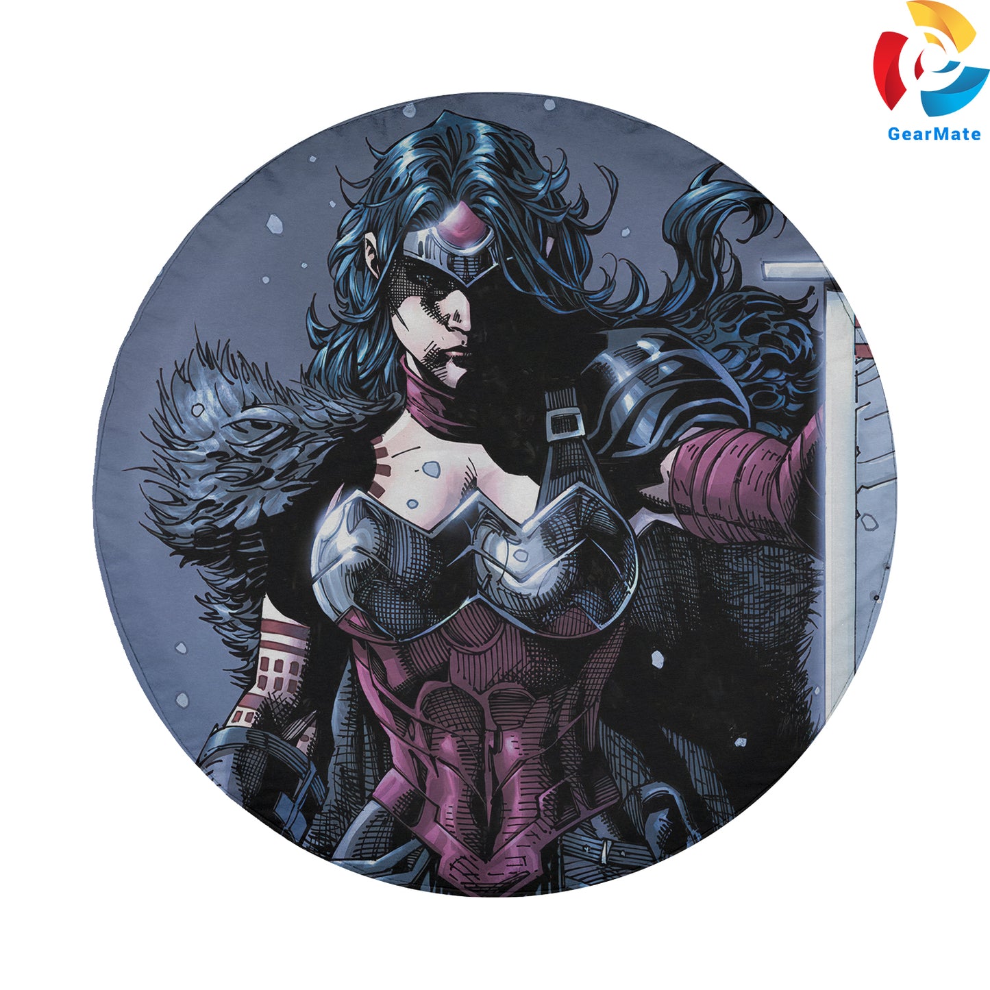 DC Wonder Woman Spare Tire Cover – Premium Waterproof UV Resistant Protector