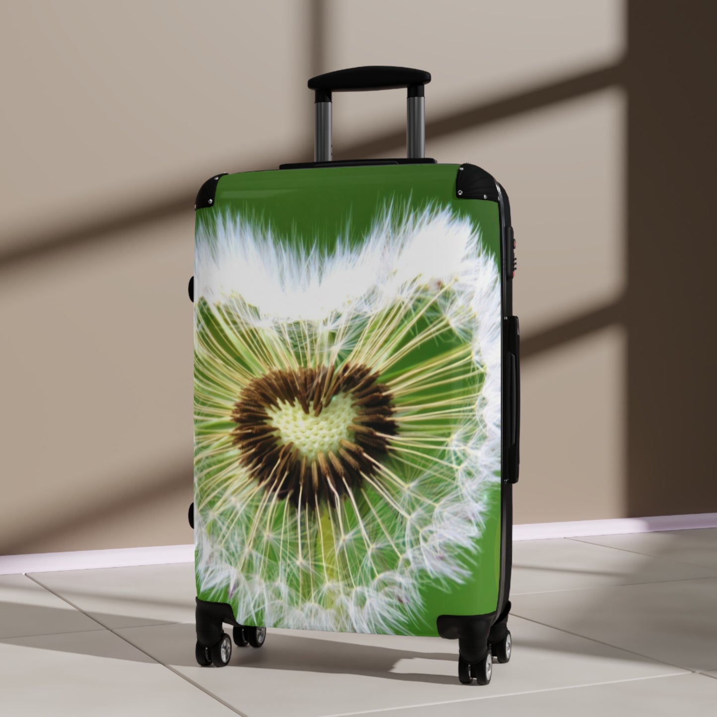 Nature Flowers Floral Heart Shape Art Carry-On Suitcase - Stylish Luggage for Travelers