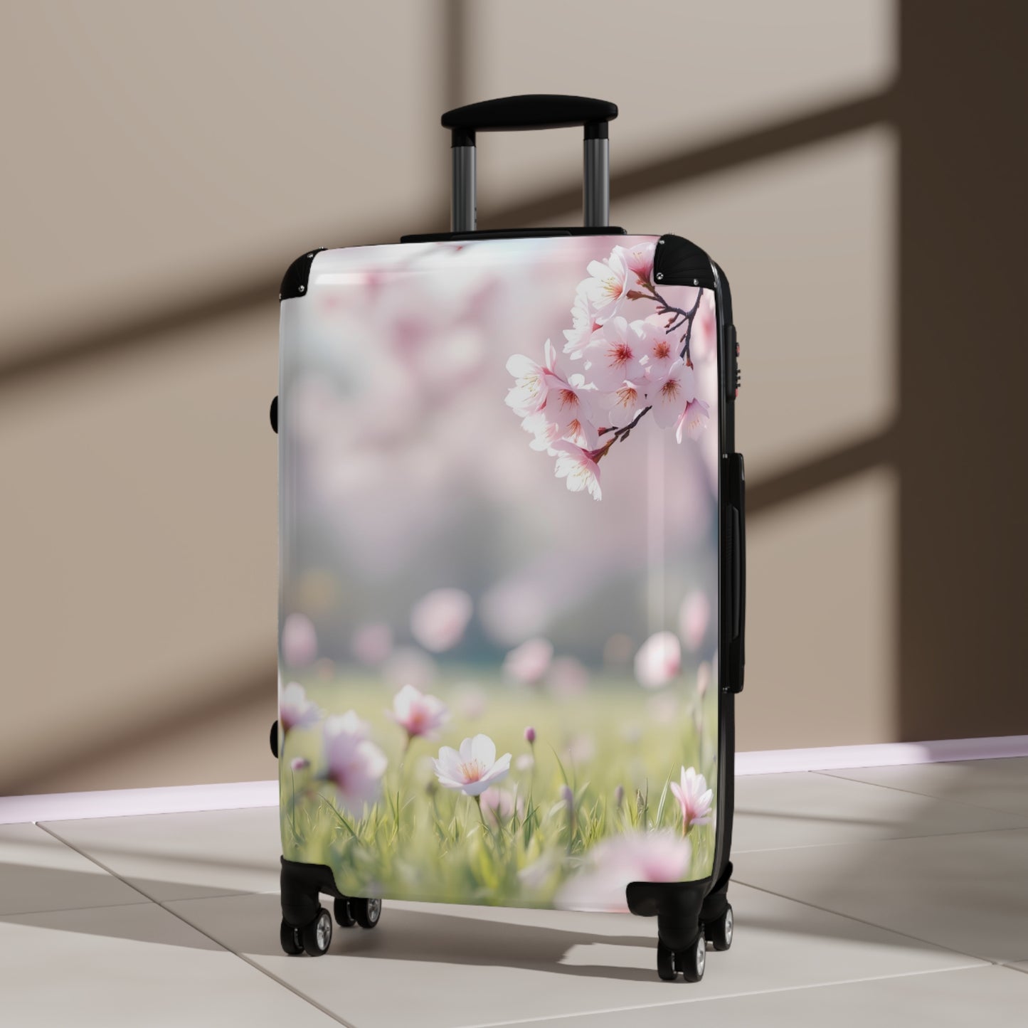 Nature Flowers Floral Dreamy Landscape Art Carry-On Suitcase - Stylish Luggage for Travelers