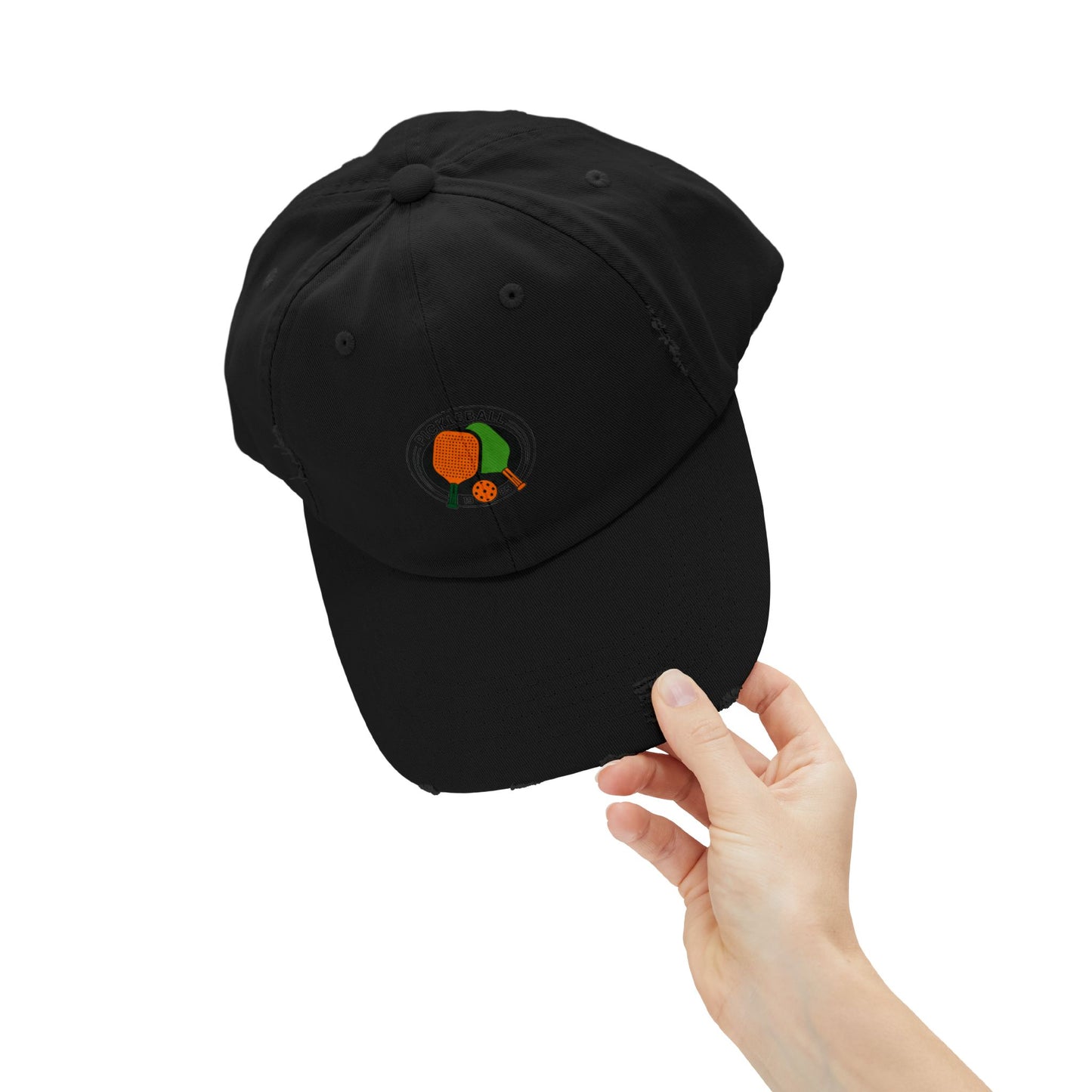 Pickle Ball 1985 Vintage Distressed Dad Hat Unisex Adjustable Cotton Twill Baseball Cap for Casual Everyday Wear
