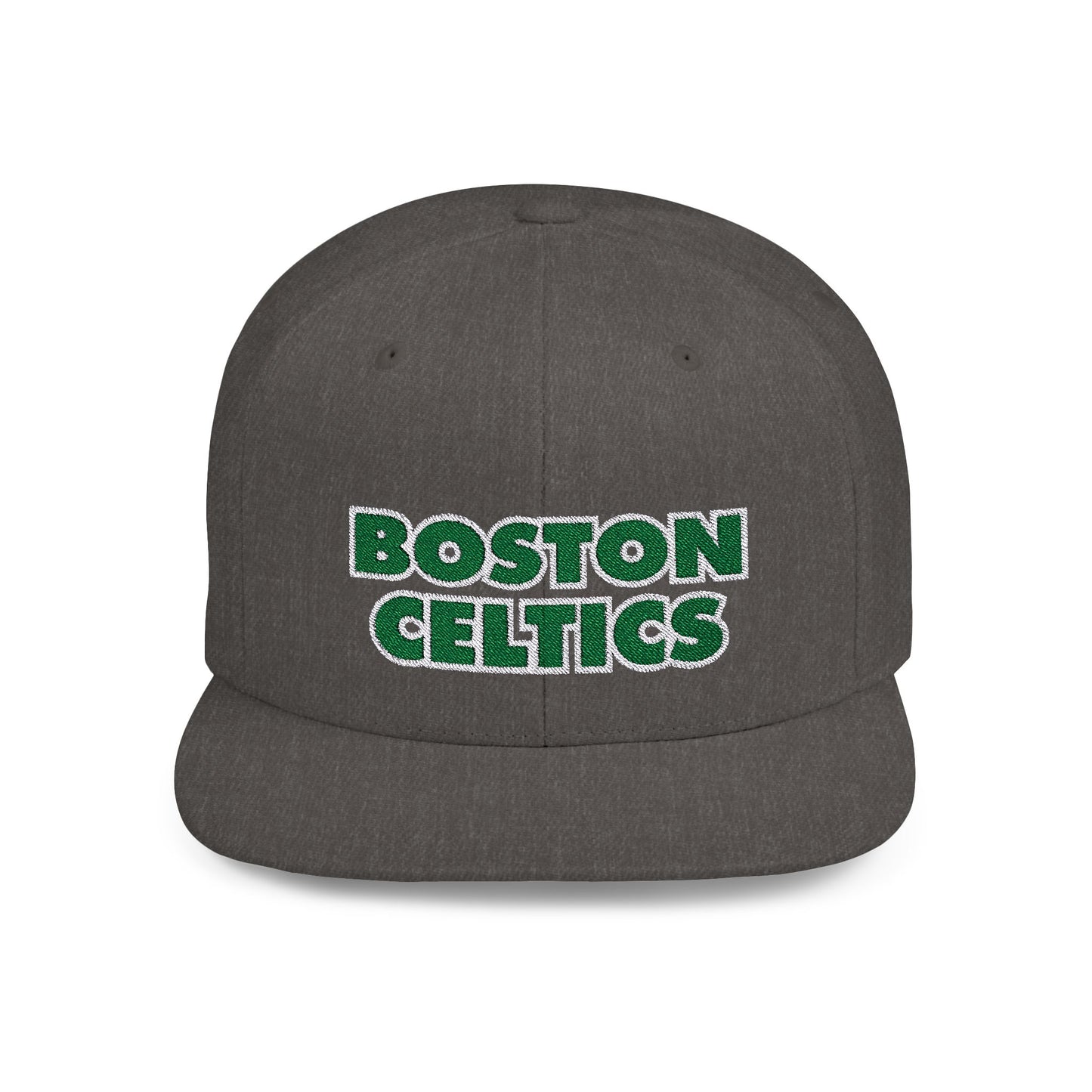 Boston Celtics Boston Basketball Flat Bill Snapback – Lightweight, Custom Fit, Premium Quality