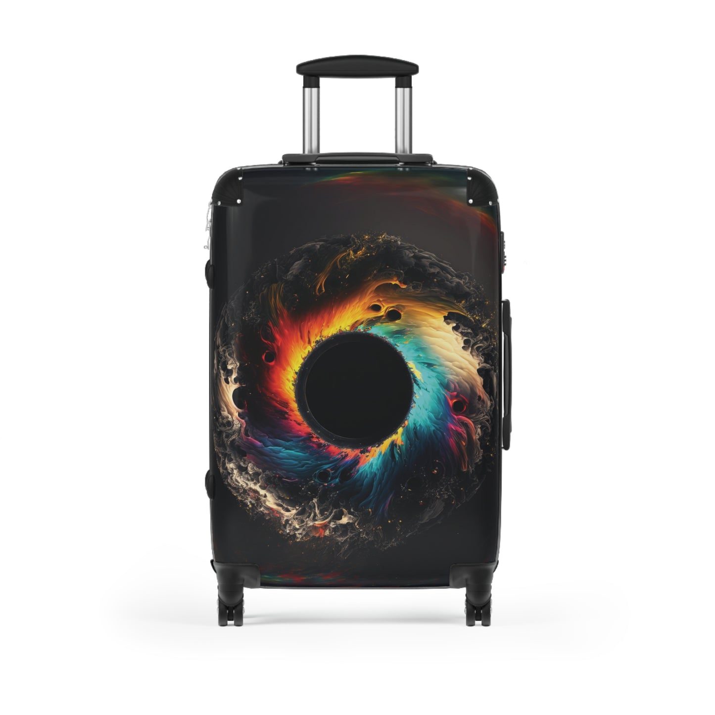 Abstract Colorful AI Carry-On Suitcase - Stylish Luggage for Travelers