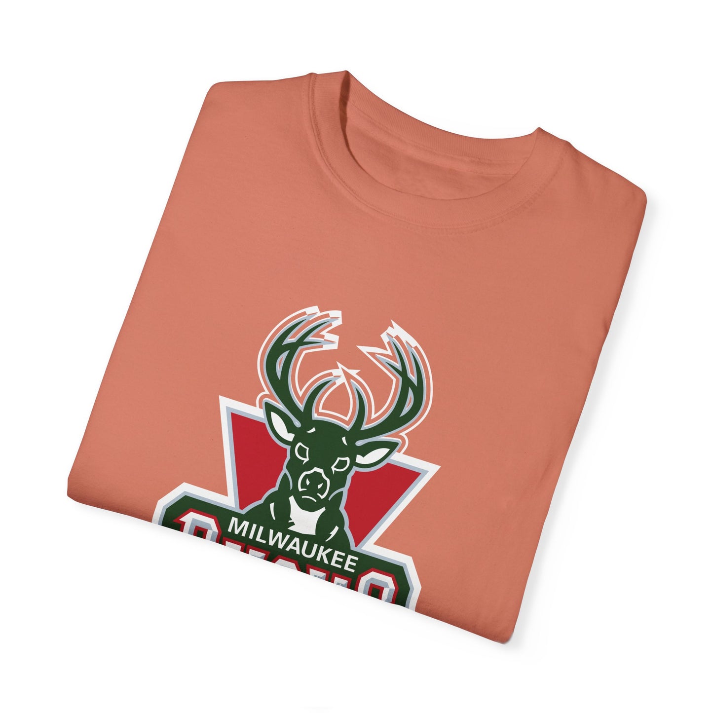 Milwaukee Bucks Hoop Lifestyle Garment-Dyed T-Shirt – Premium Cotton Tee for Customization