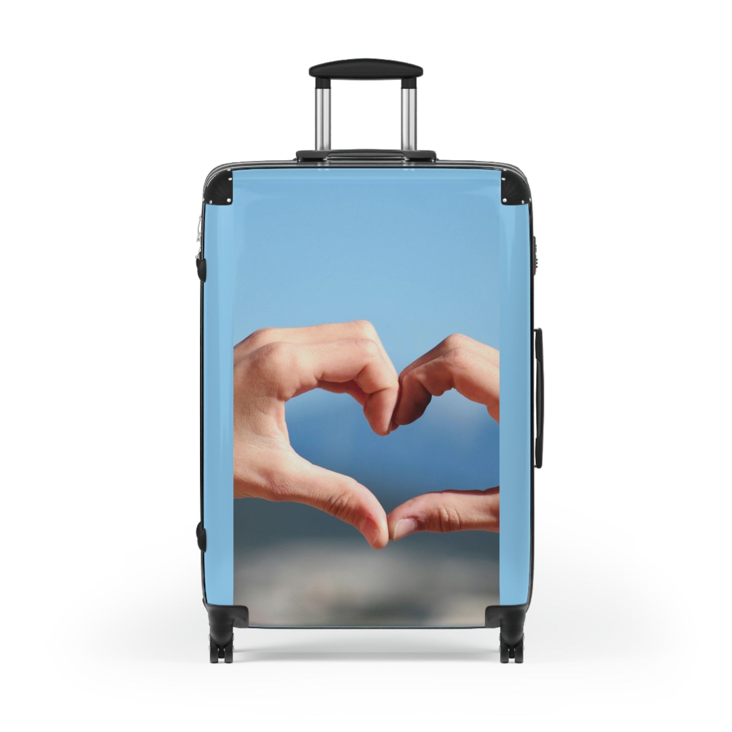 Love Hands Together Art Carry-On Suitcase - Stylish Luggage for Travelers