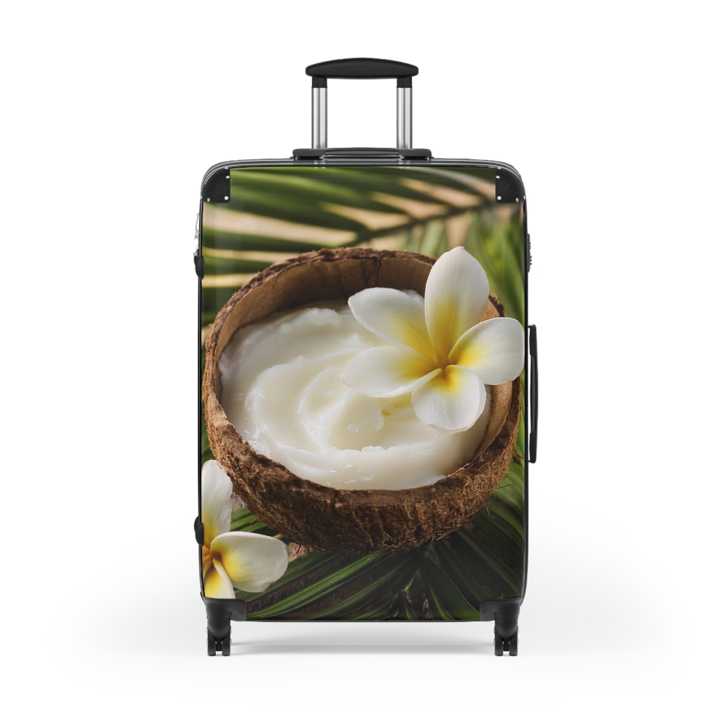 Nature Flowers Floral Coconut Oil Art Carry-On Suitcase - Stylish Luggage for Travelers