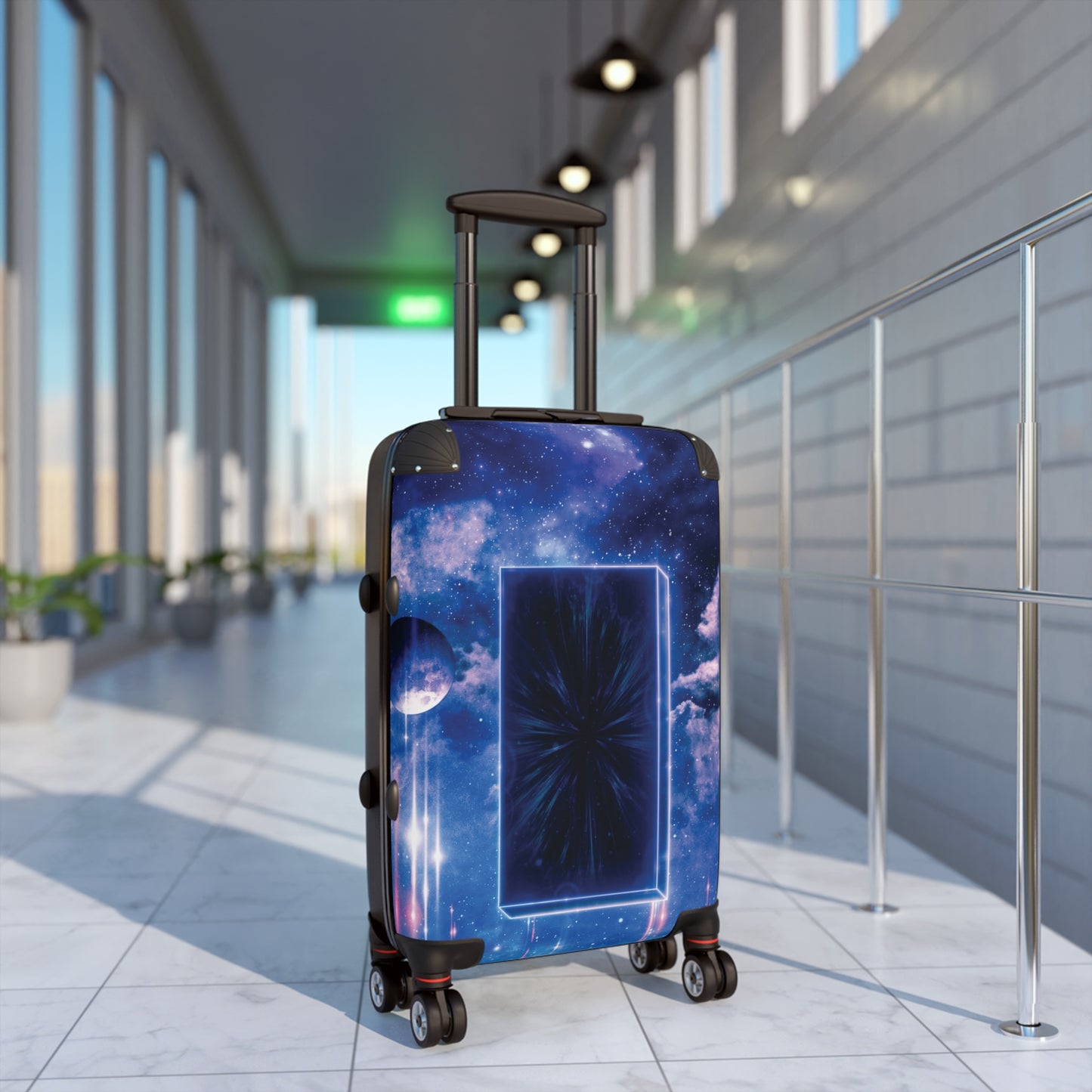 Art Monolith Surreal Carry-On Suitcase - Stylish Luggage for Travelers