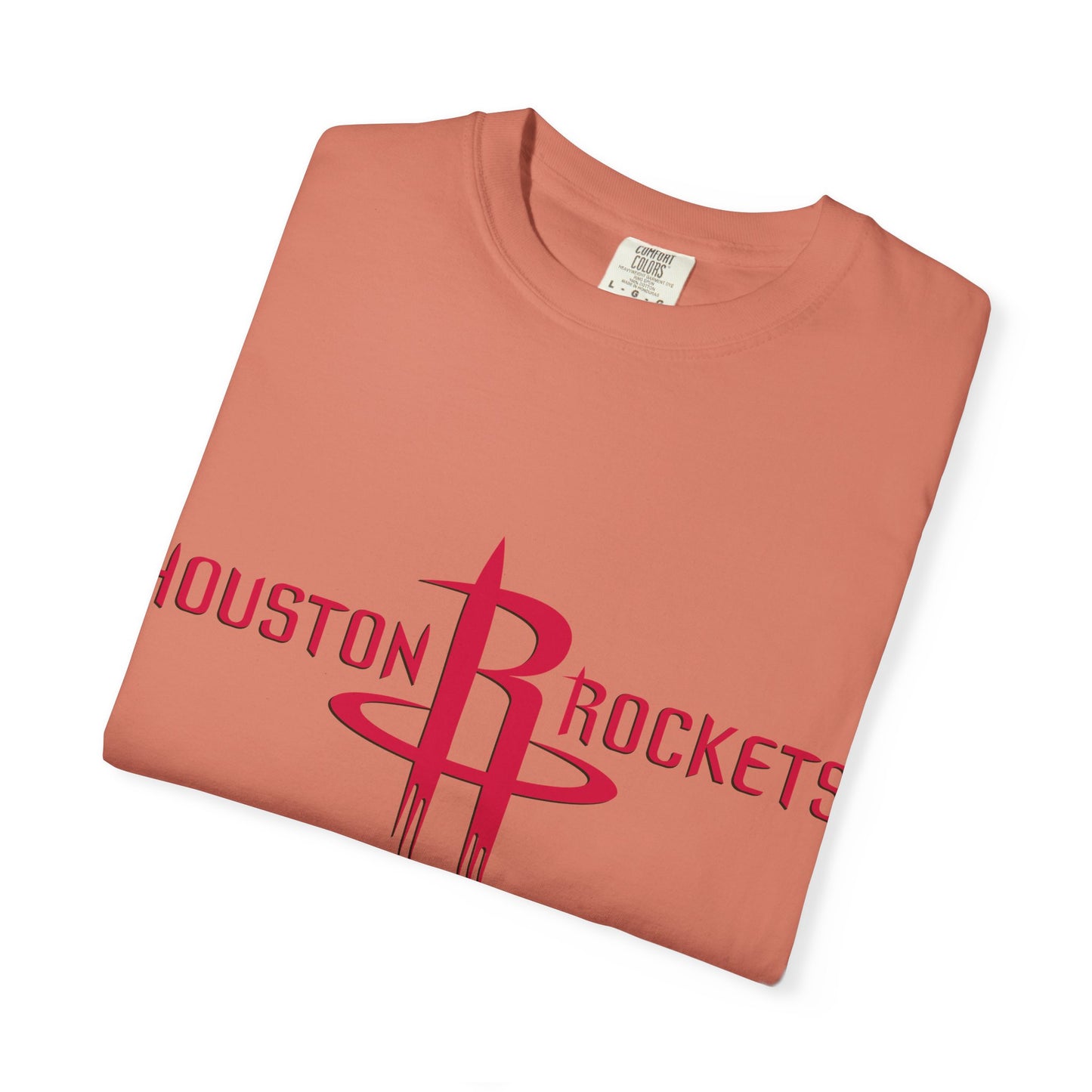 Houston Rockets Garment-Dyed T-Shirt – Premium Cotton Tee for Customization
