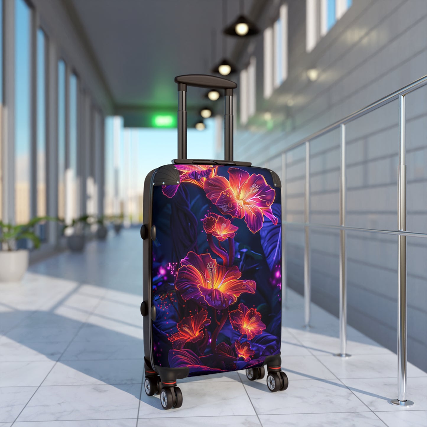 Nature Flowers Floral Colorful Set Art Carry-On Suitcase - Stylish Luggage for Travelers