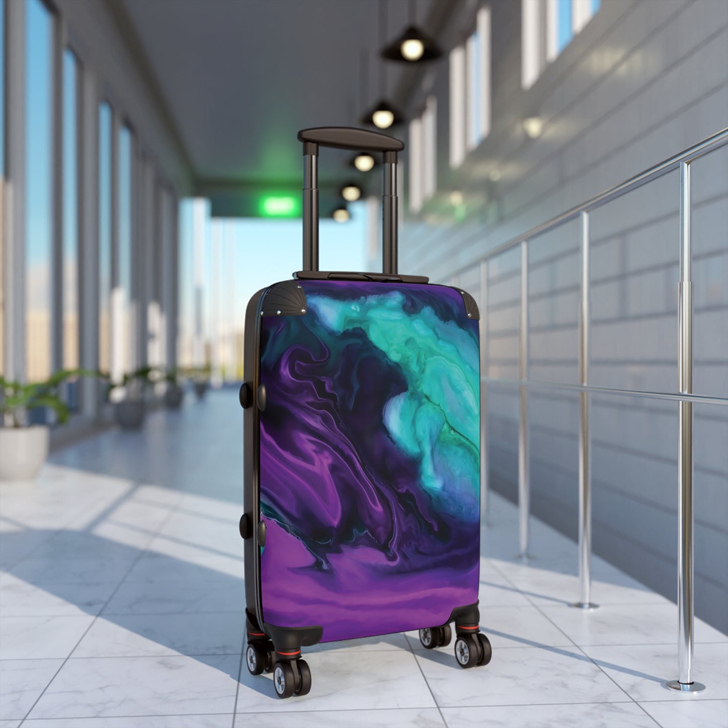 Abstract Colorful Abstract 2 Carry-On Suitcase - Stylish Luggage for Travelers