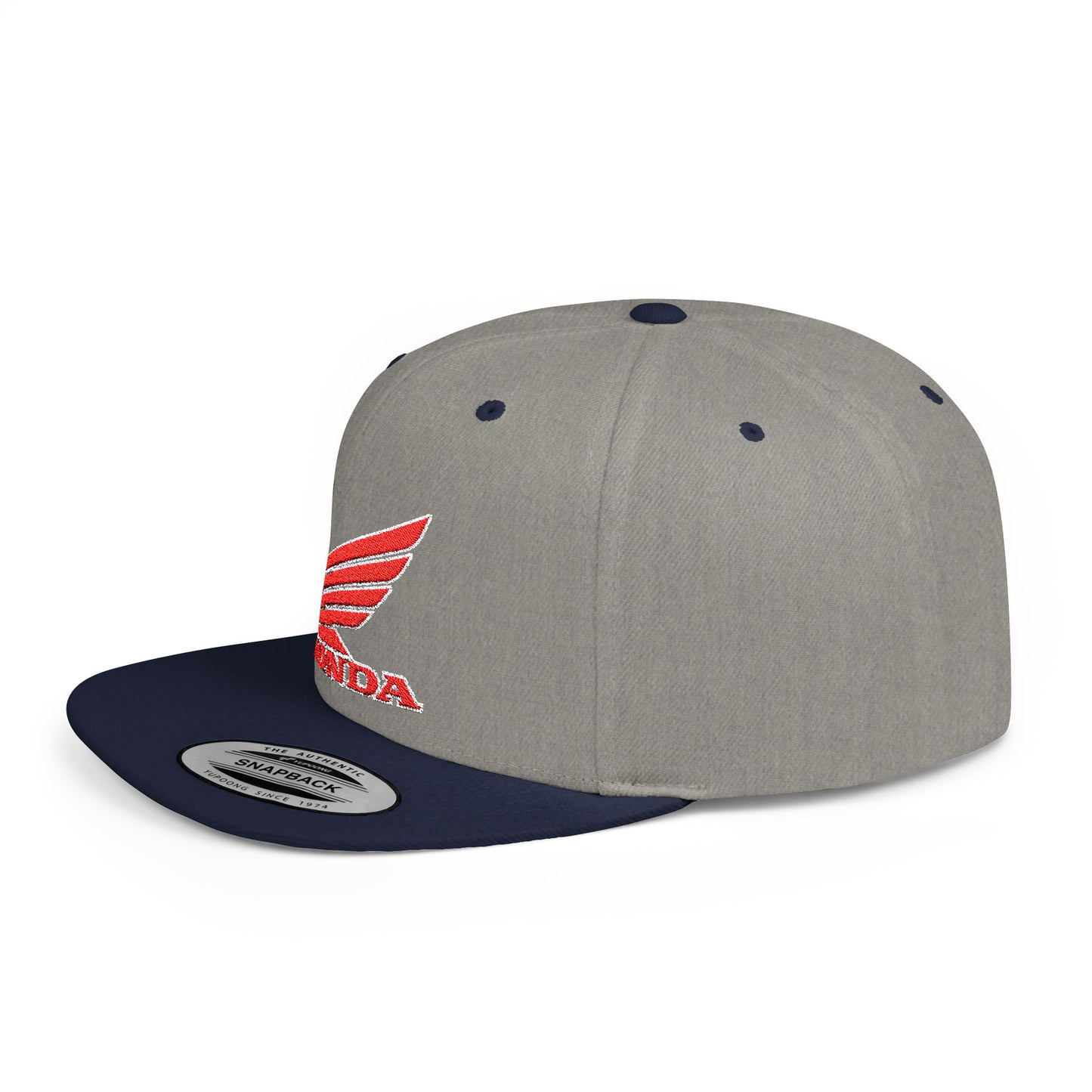 Honda Flat Bill Snapback – Lightweight, Custom Fit, Premium Quality