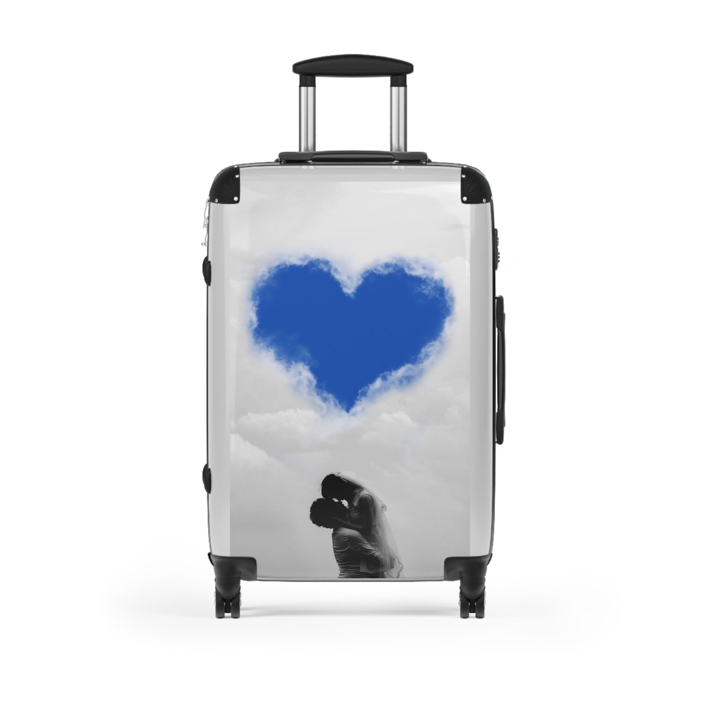Love Couple Cloudy Art Carry-On Suitcase - Stylish Luggage for Travelers