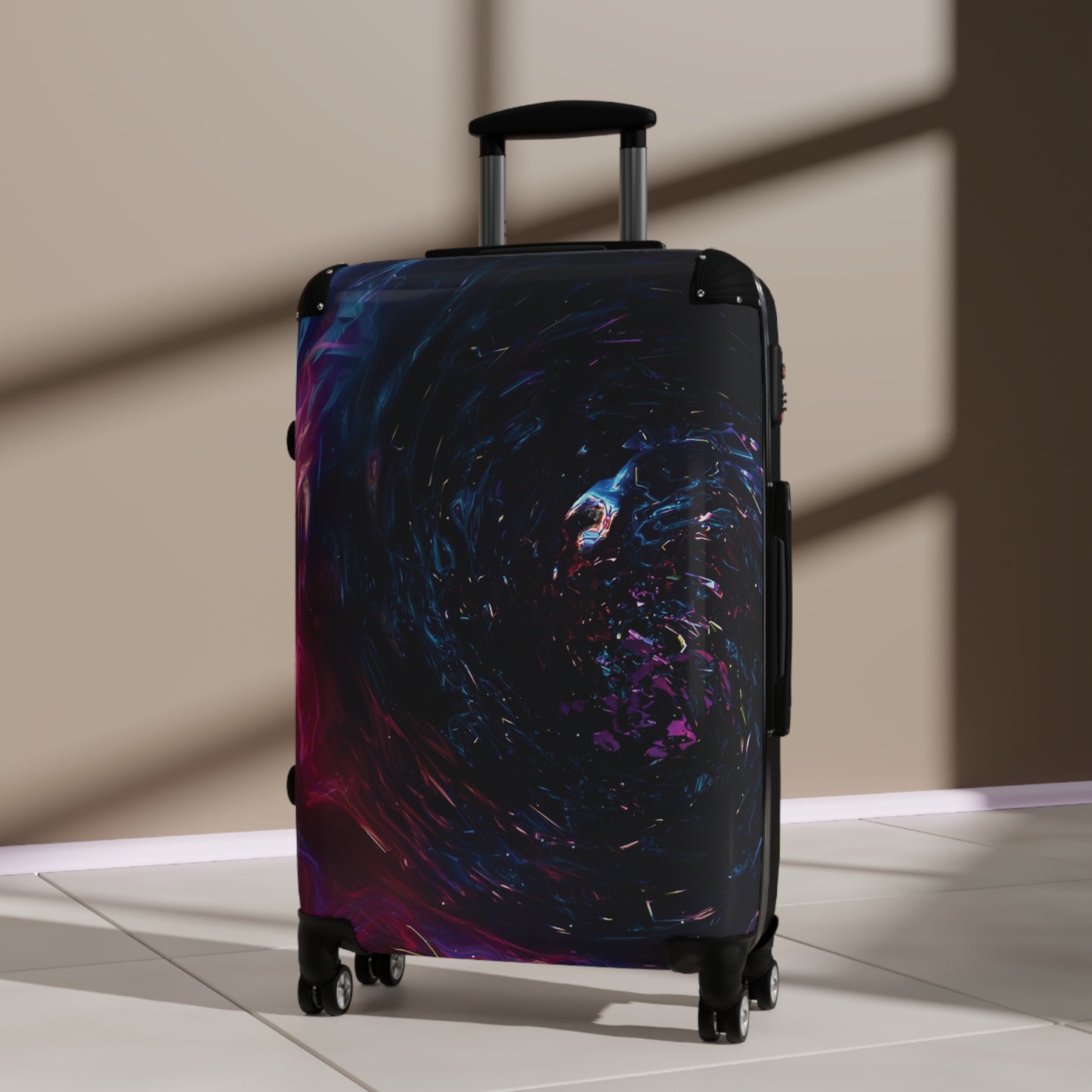 Abstract Space Art Carry-On Suitcase - Stylish Luggage for Travelers