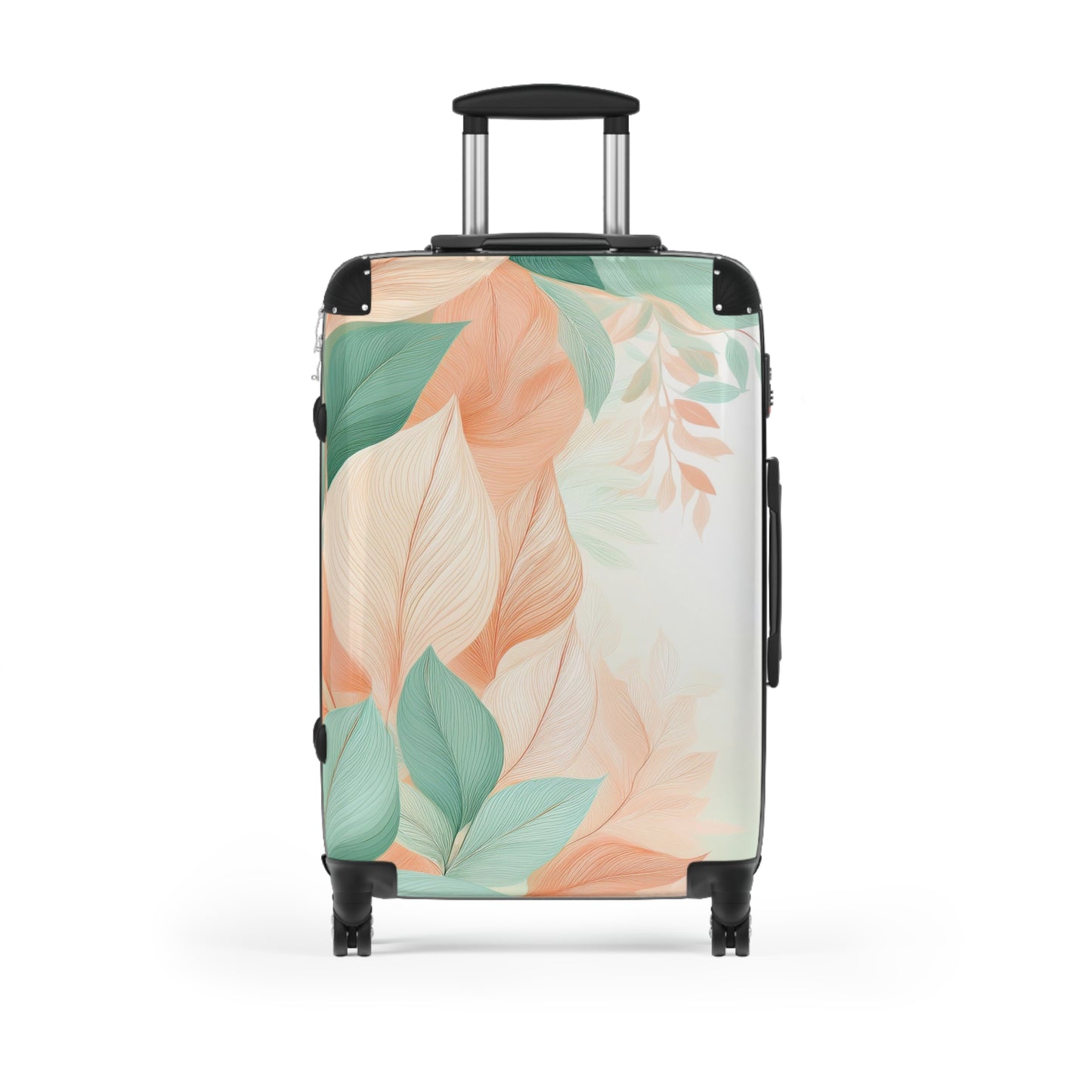 Nature Flowers Abstract Floral Art Carry-On Suitcase - Stylish Luggage for Travelers