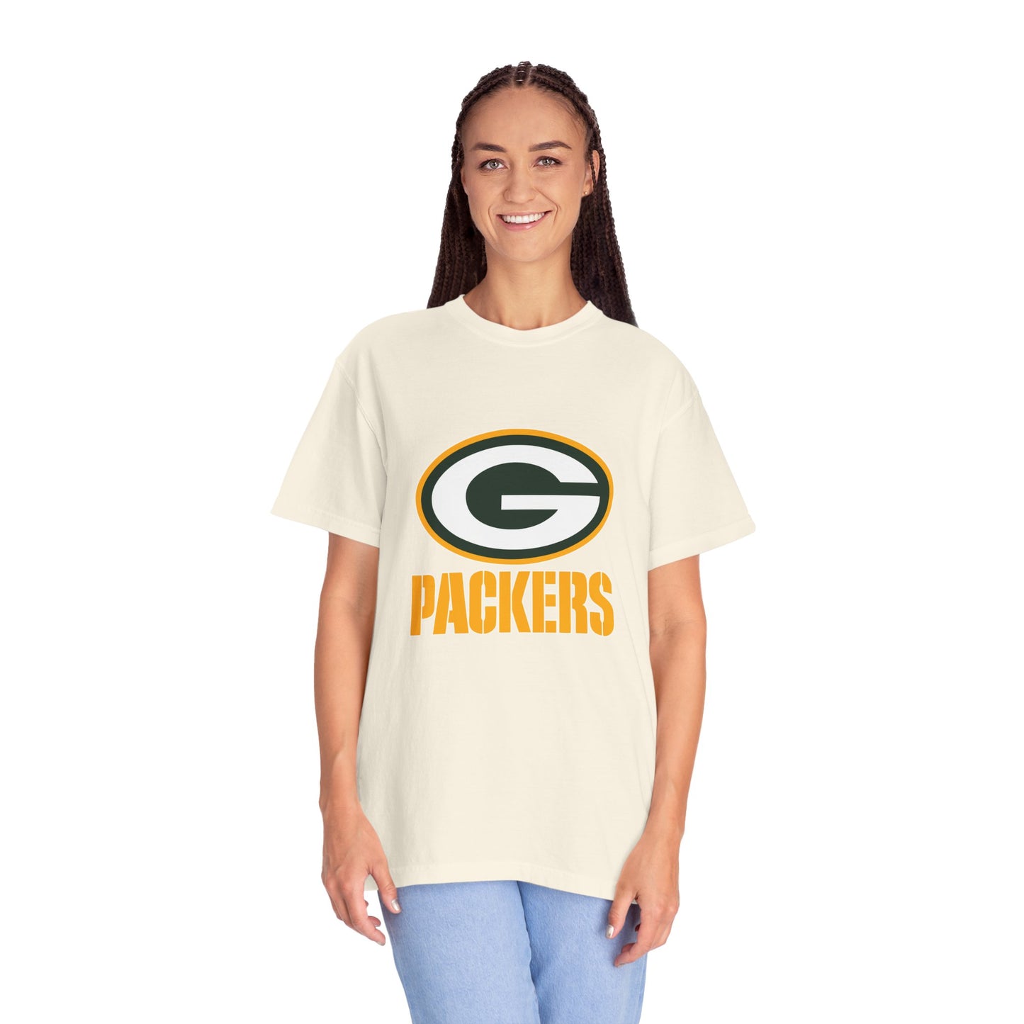 Green Bay Packers Merchandise Garment-Dyed T-Shirt – Premium Cotton Tee for Customization