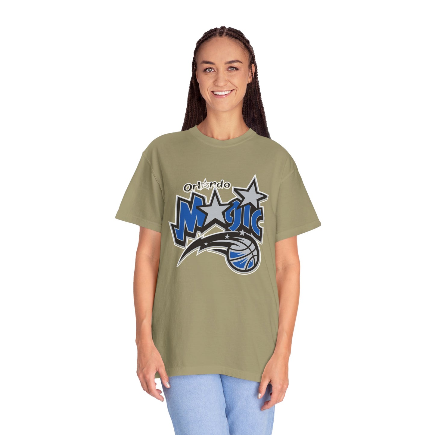 Orlando Magic Basketball Fanatics Garment-Dyed T-Shirt – Premium Cotton Tee for Customization
