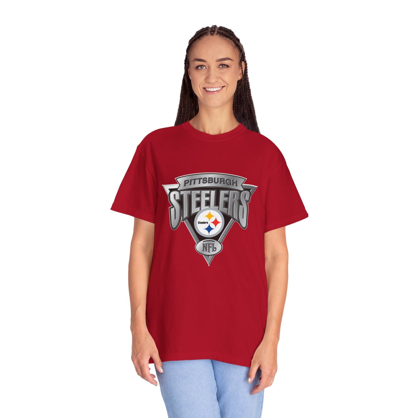 Pittsburgh Steelers Nation Garment-Dyed T-Shirt – Premium Cotton Tee for Customization