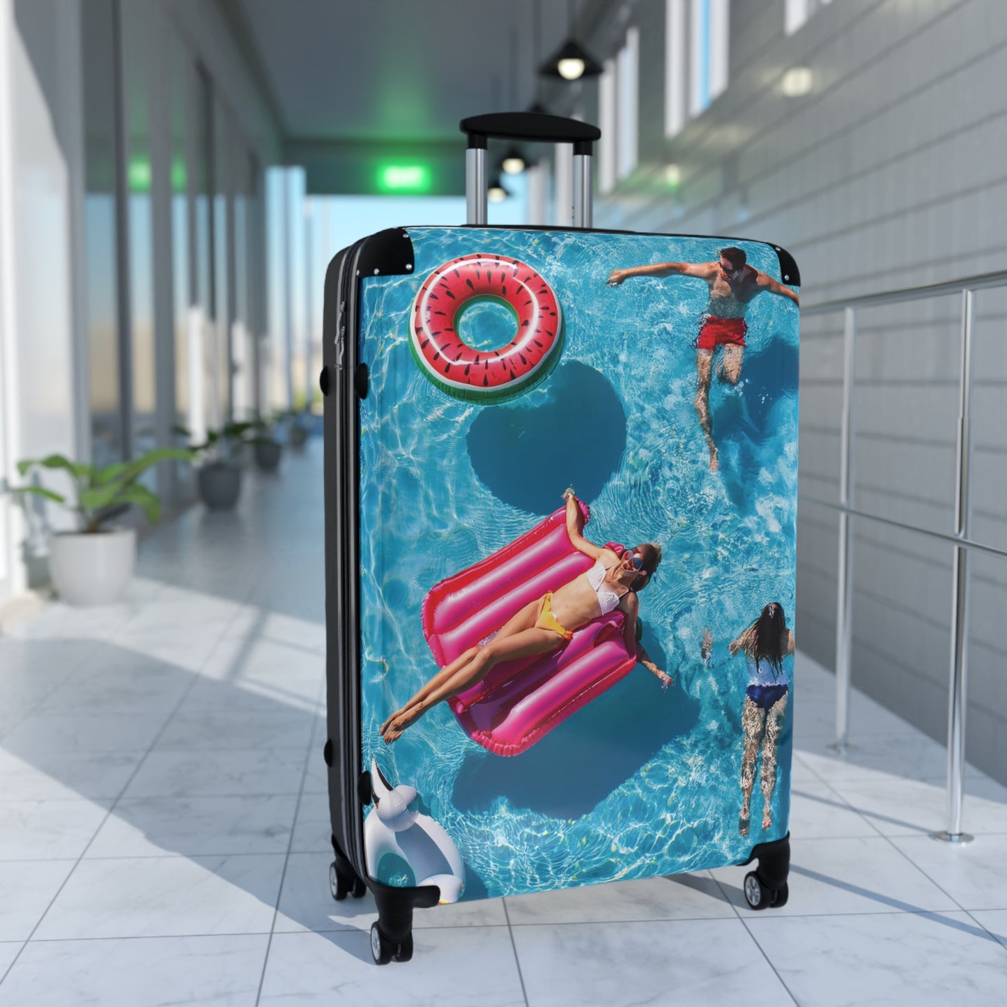 Nature Summer Pattern Carry-On Suitcase - Stylish Luggage for Travelers