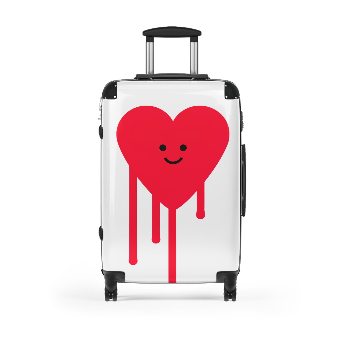 Love Drippy Heart Art Carry-On Suitcase - Stylish Luggage for Travelers
