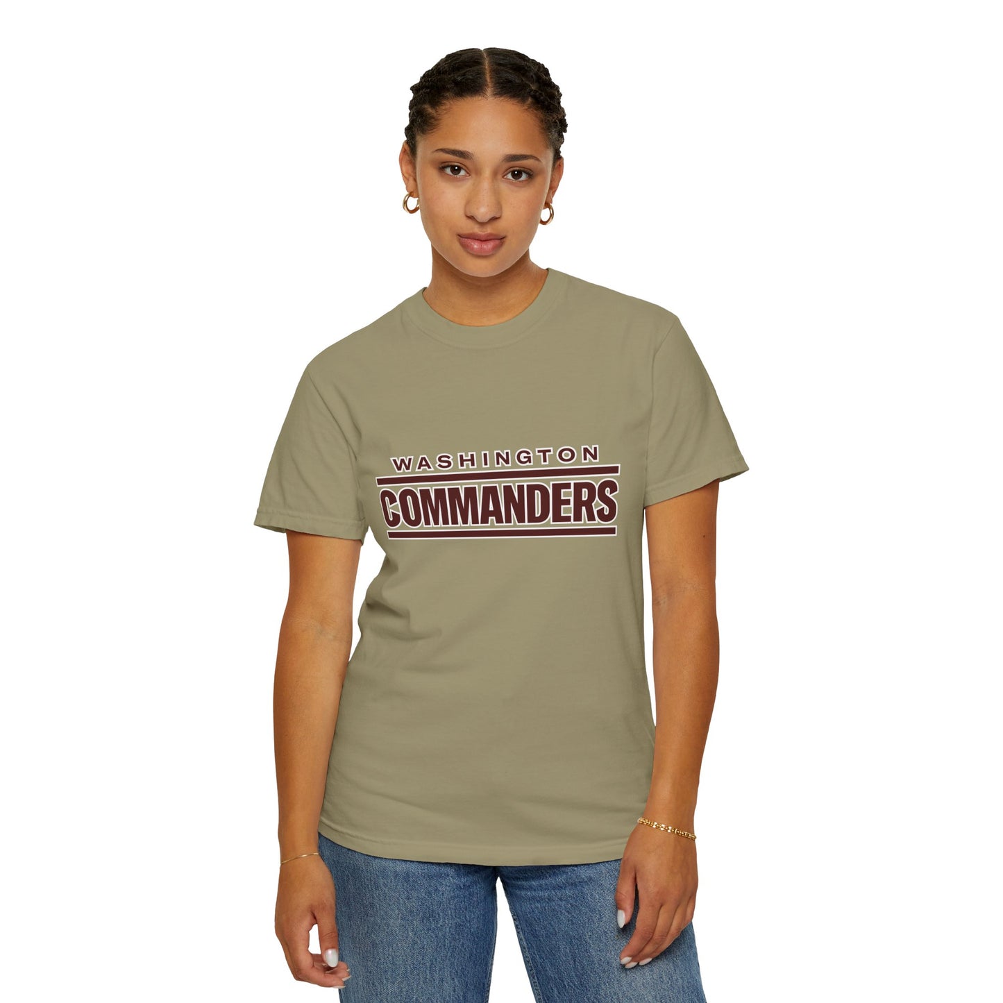 Washington Commanders Nation Garment-Dyed T-Shirt – Premium Cotton Tee for Customization