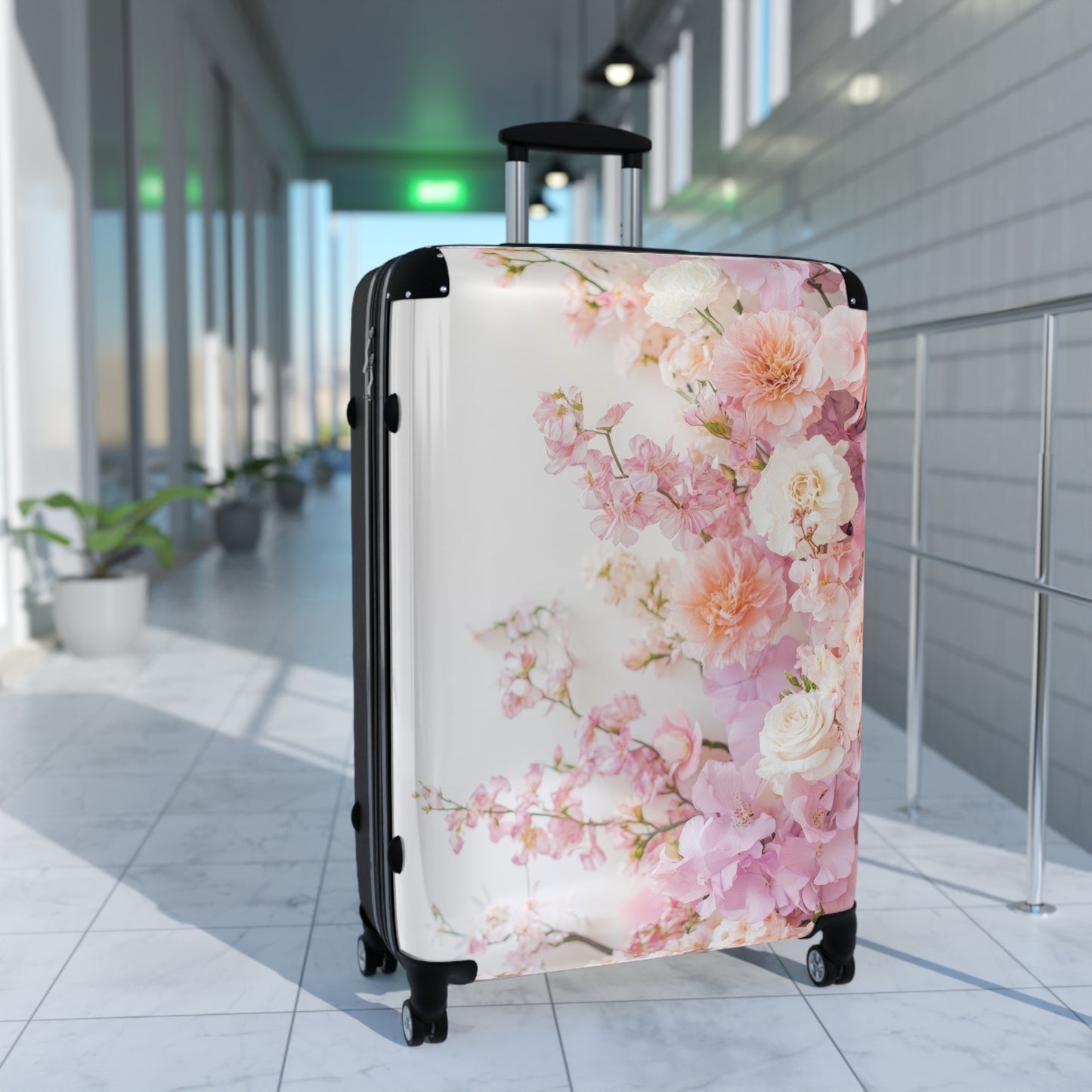 Nature Flowers Floral Pastel Beautiful Art Carry-On Suitcase - Stylish Luggage for Travelers