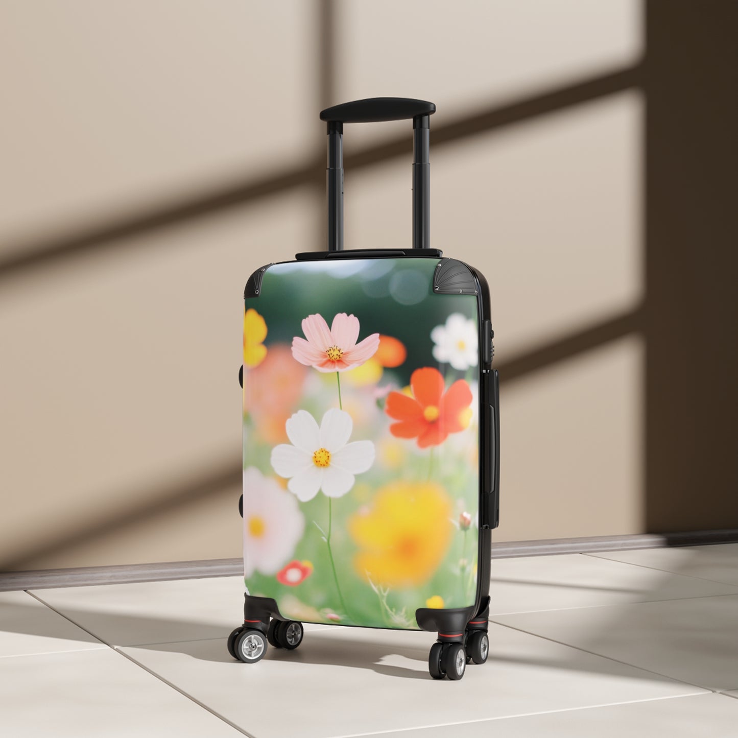 Nature Flowers Floral Colorful Art Carry-On Suitcase - Stylish Luggage for Travelers