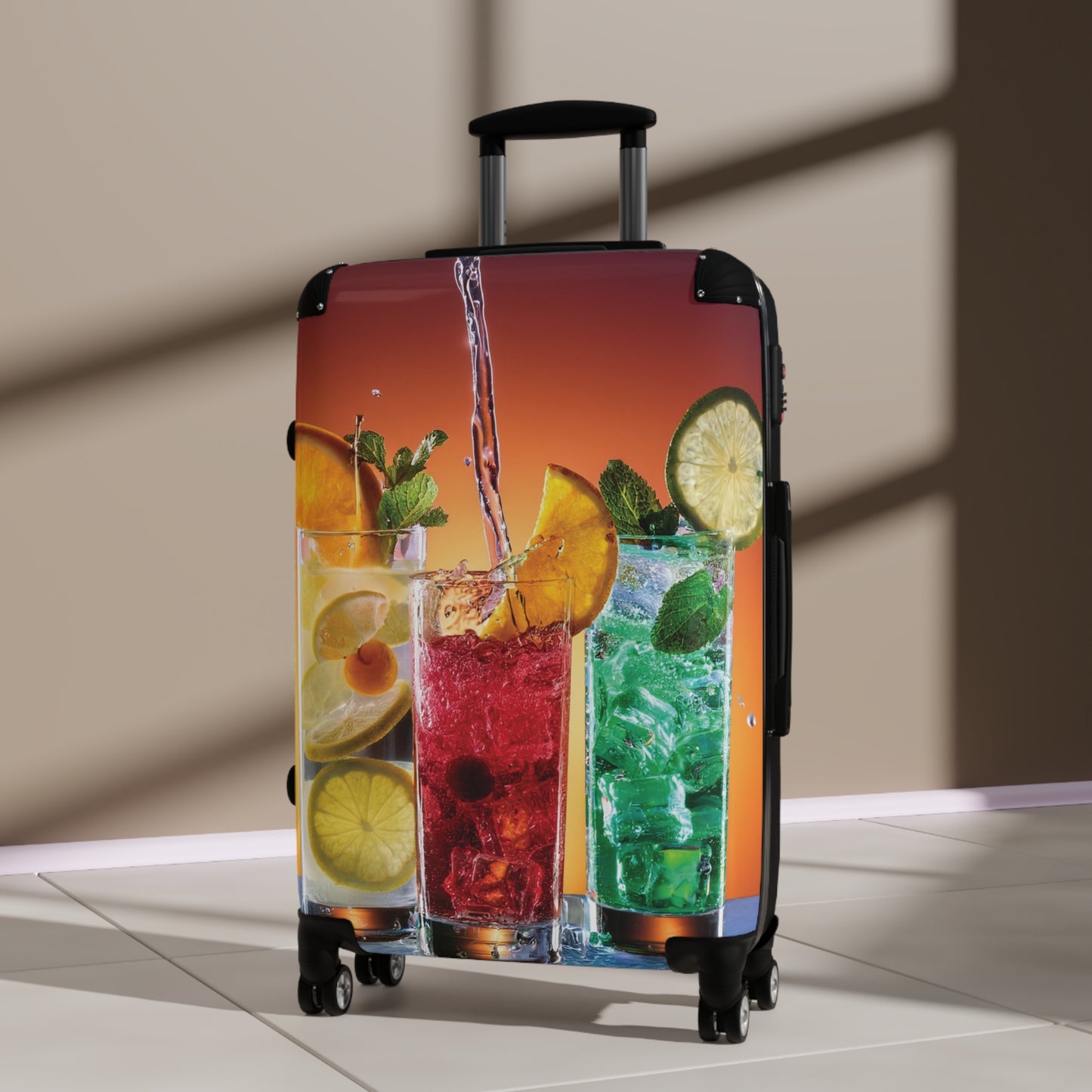 Nature Summer Refreshing Summer Drinks Carry-On Suitcase - Stylish Luggage for Travelers