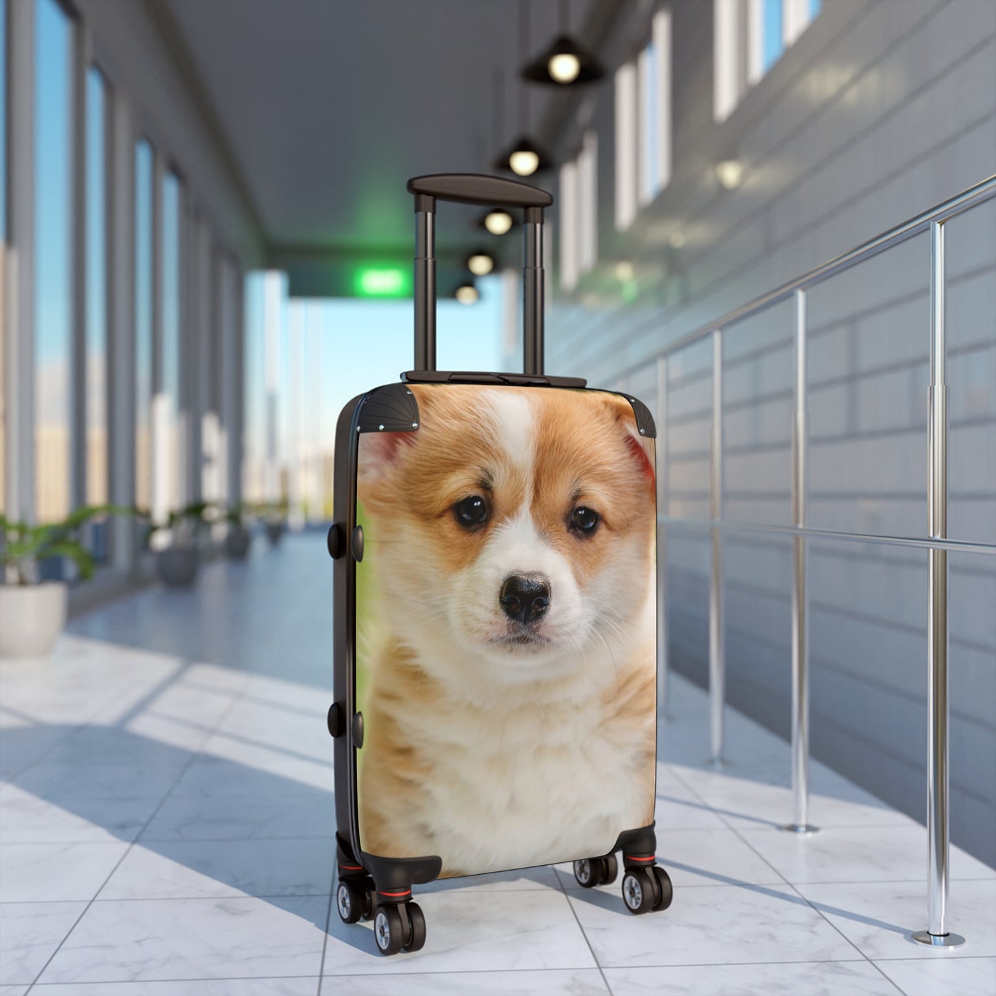 Animals Corgi Puppy Carry-On Suitcase - Stylish Luggage for Travelers