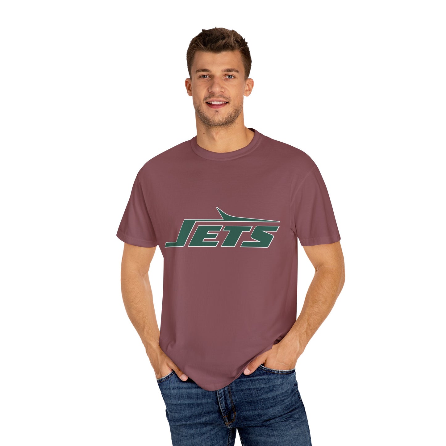 New York Jets Football Accessories Garment-Dyed T-Shirt – Premium Cotton Tee for Customization
