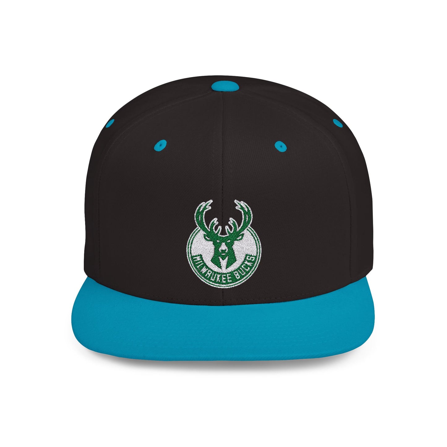 Milwaukee  Bucks Flat Bill Snapback – Lightweight, Custom Fit, Premium Quality