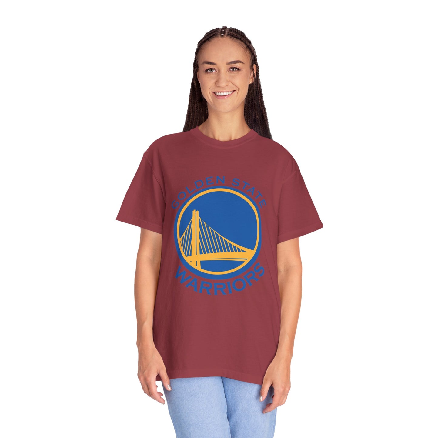 Golden State Warriors Garment-Dyed T-Shirt – Premium Cotton Tee for Customization
