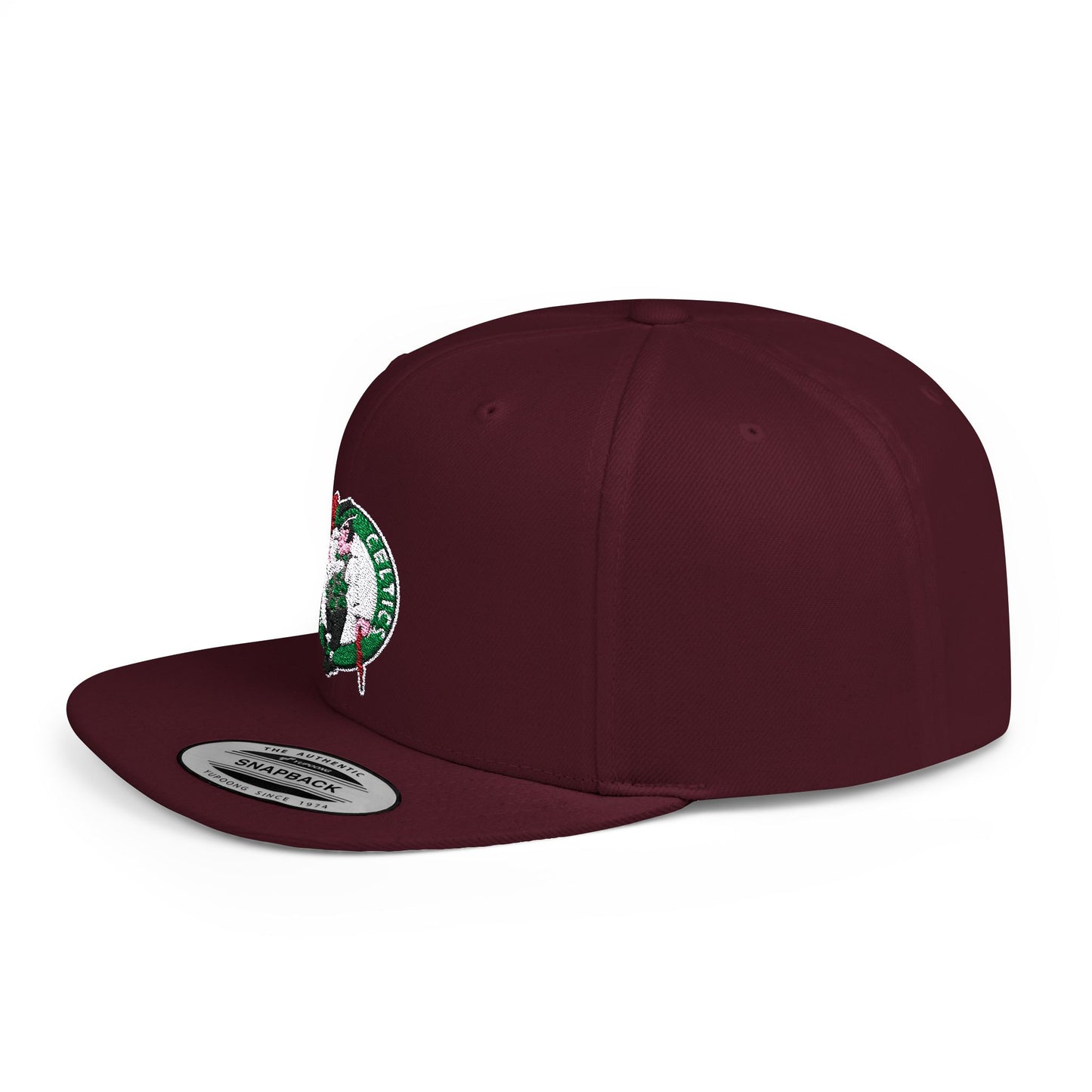 Boston Celtics Flat Bill Snapback – Lightweight, Custom Fit, Premium Quality