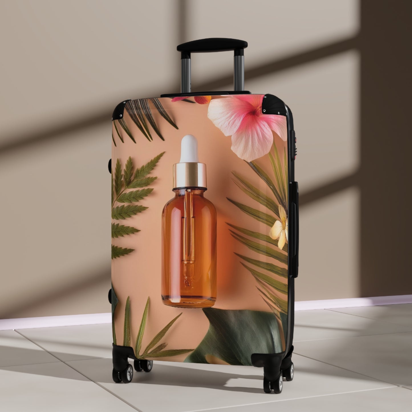 Nature Bottle Dropper Art Carry-On Suitcase - Stylish Luggage for Travelers
