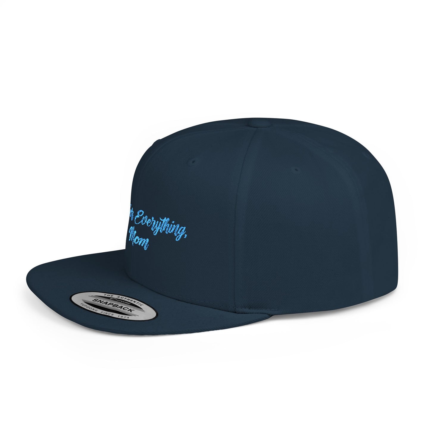 Text Mom Thanks For Everything Flat Bill Snapback – Lightweight, Custom Fit, Premium Quality