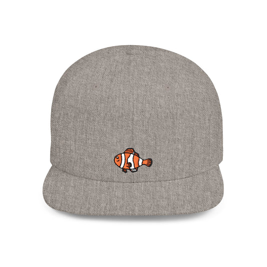 Icons Embroidered Nemon Fish Flat Bill Snapback – Lightweight, Custom Fit, Premium Quality