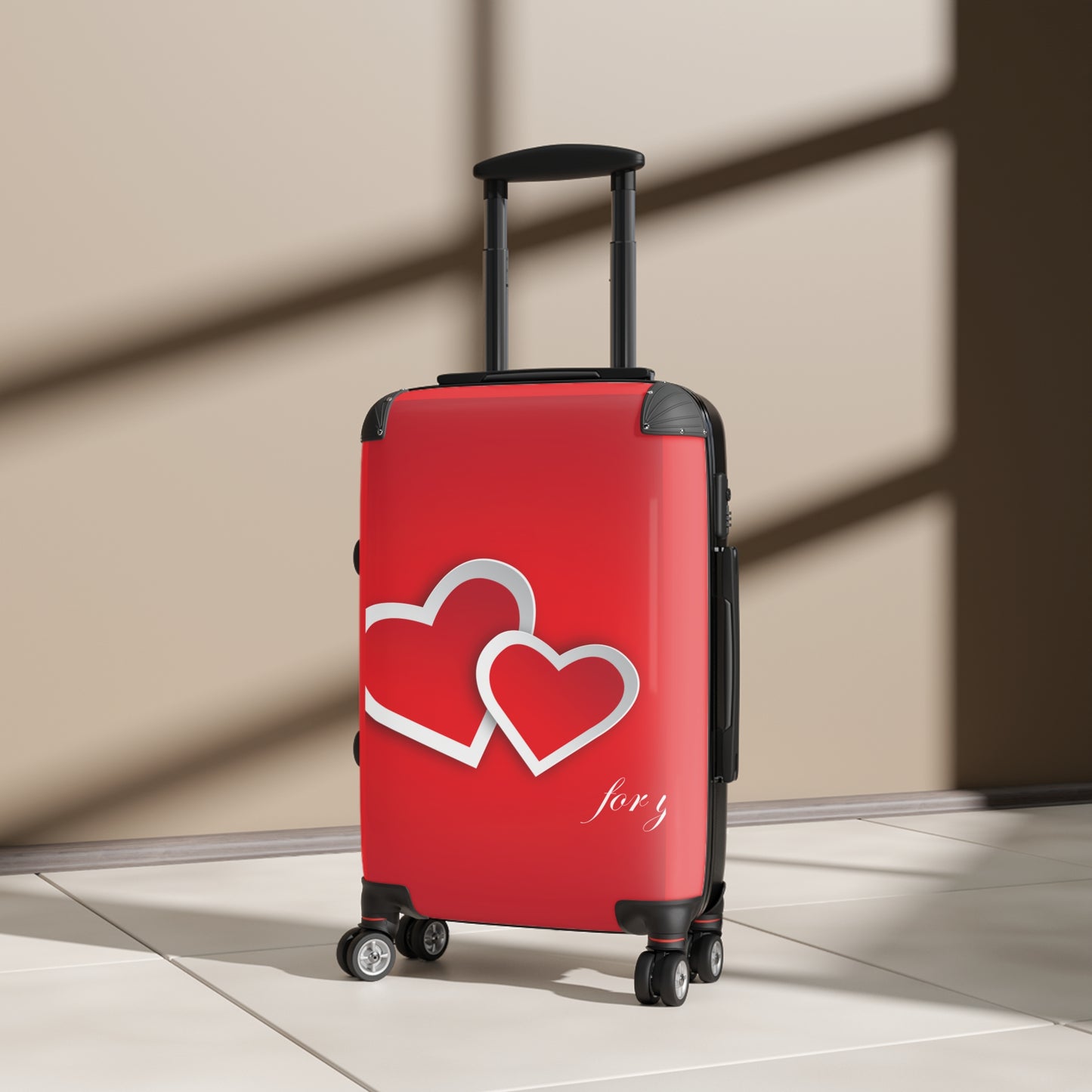 Love Heart For You Art Carry-On Suitcase - Stylish Luggage for Travelers