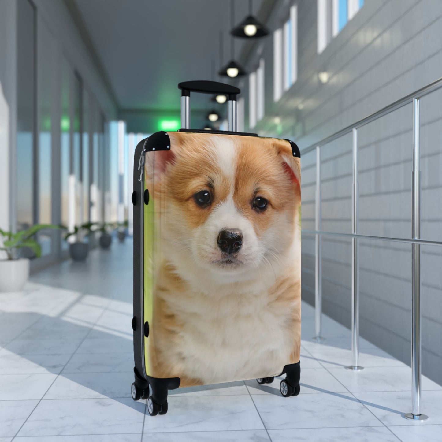 Animals Corgi Puppy Carry-On Suitcase - Stylish Luggage for Travelers