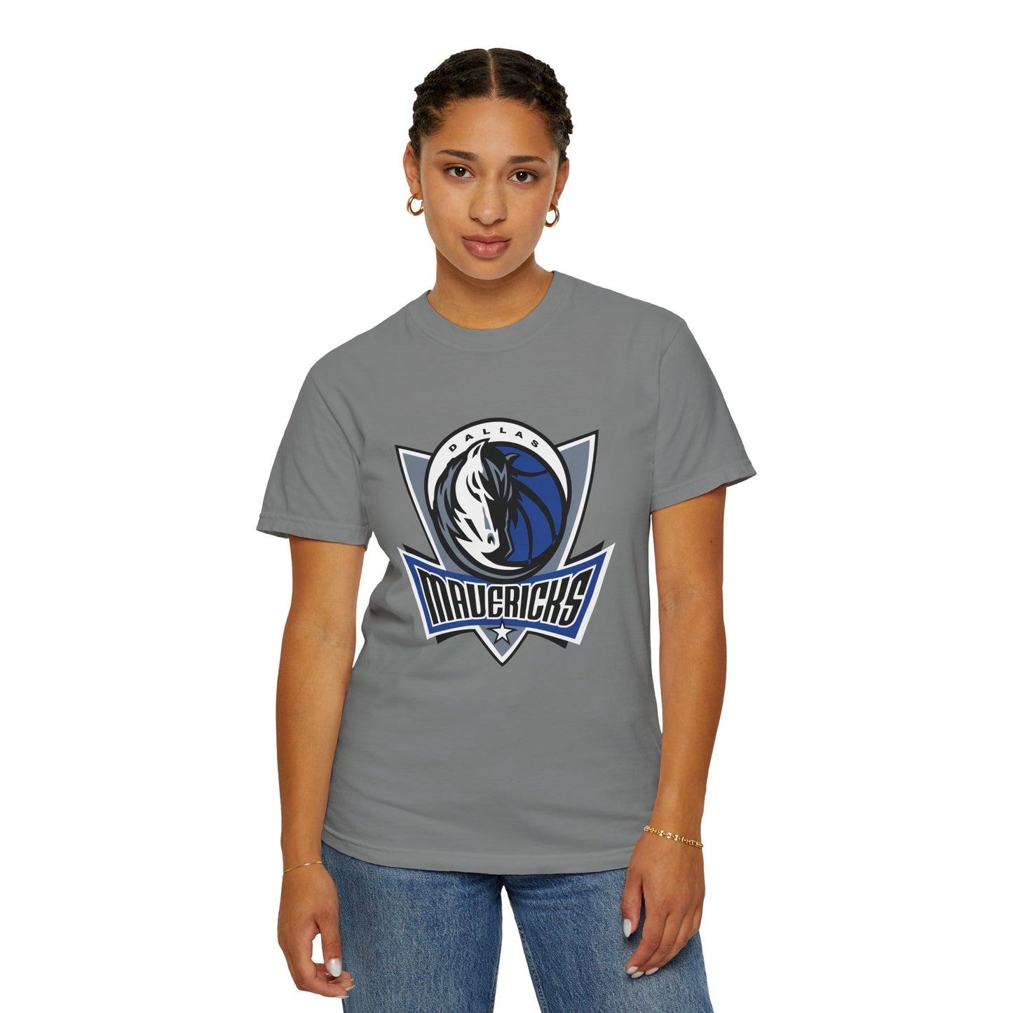 Dallas Mavericks Garment-Dyed T-Shirt – Premium Cotton Tee for Customization