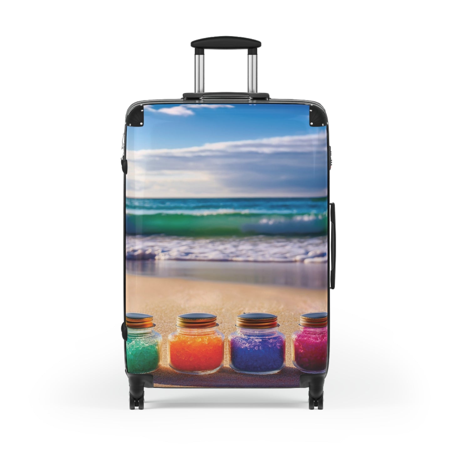 Nature Summer Colorful Jars Carry-On Suitcase - Stylish Luggage for Travelers
