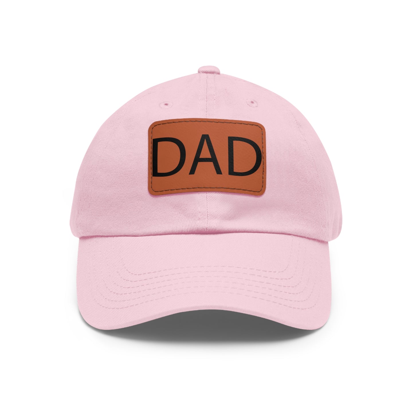 Dad Leather Patch Hat Gun and Rose – Timeless Style, Perfect Fit