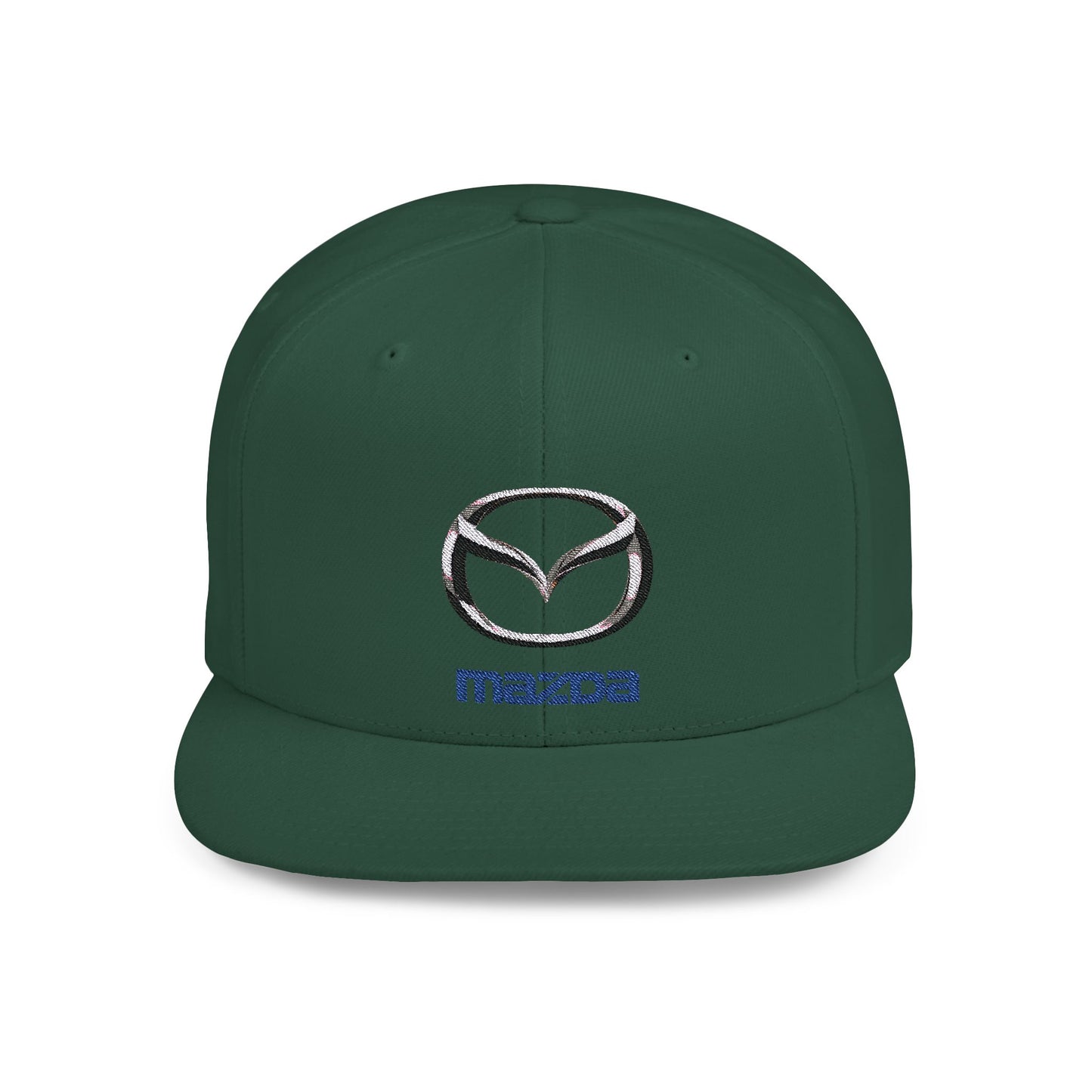 Mazda Flat Bill Snapback – Lightweight, Custom Fit, Premium Quality