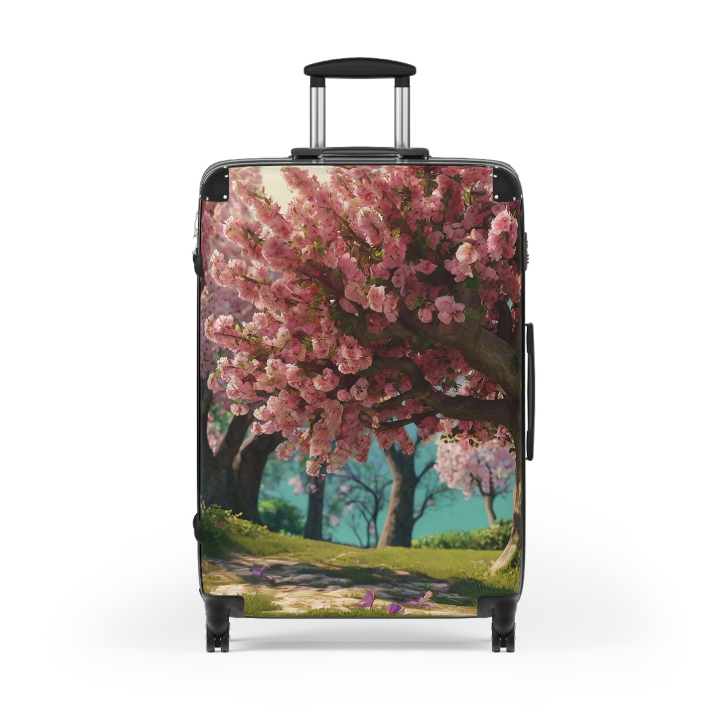 Nature Flowers Floral Background Art Carry-On Suitcase - Stylish Luggage for Travelers