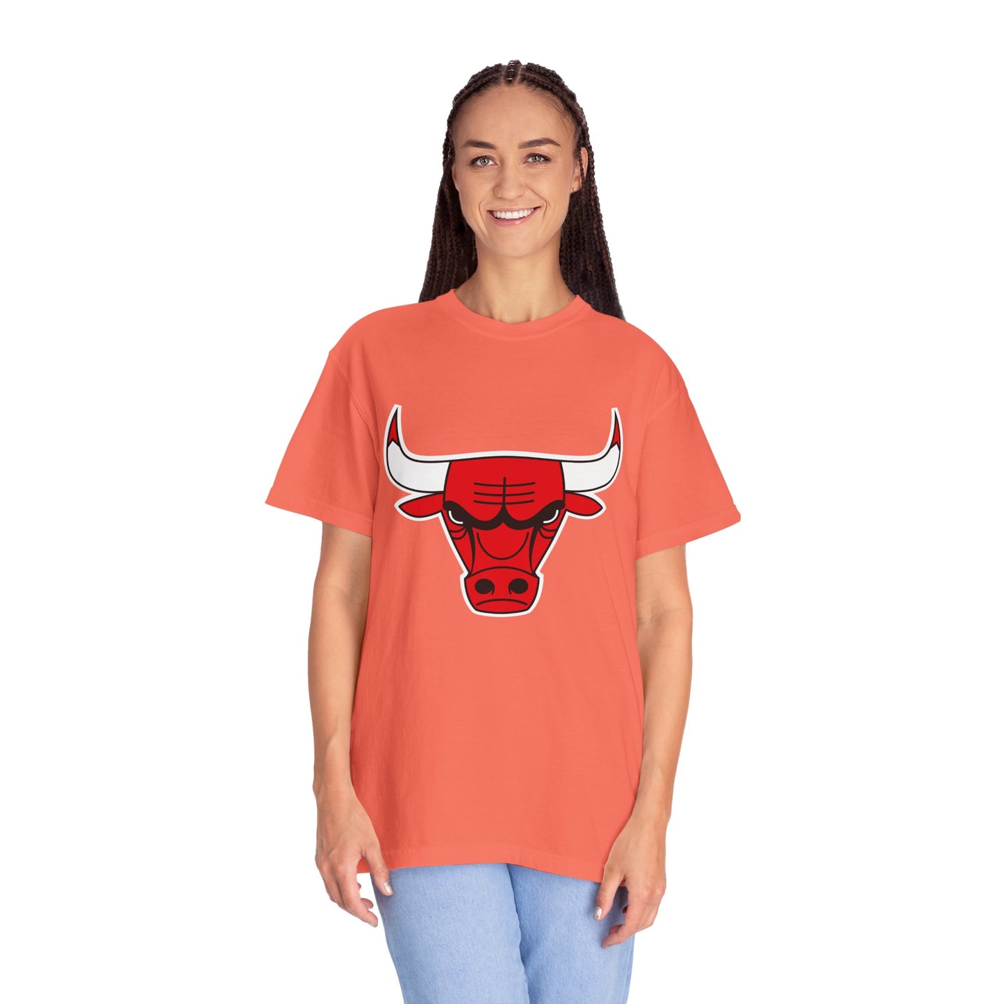 Chicago Bulls Built Different Garment-Dyed T-Shirt – Premium Cotton Tee for Customization