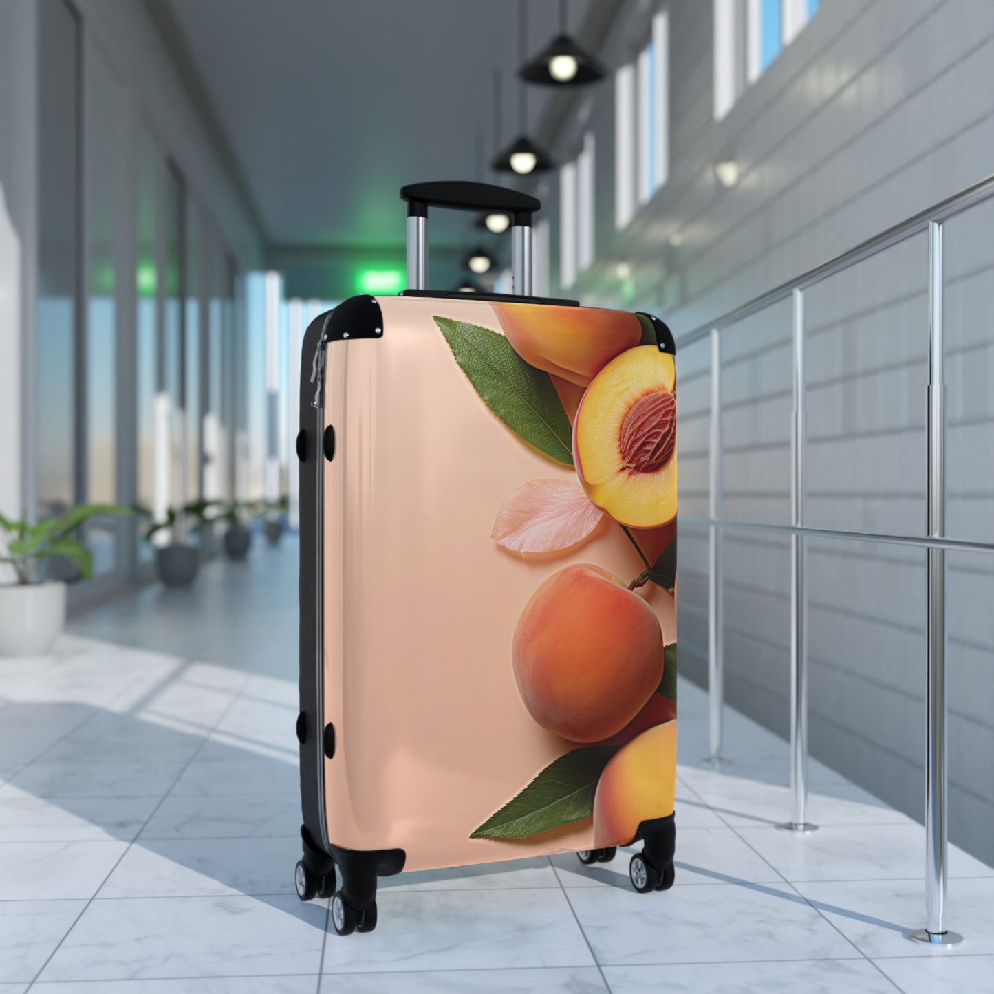 Nature Summer Juicy Peaches Carry-On Suitcase - Stylish Luggage for Travelers