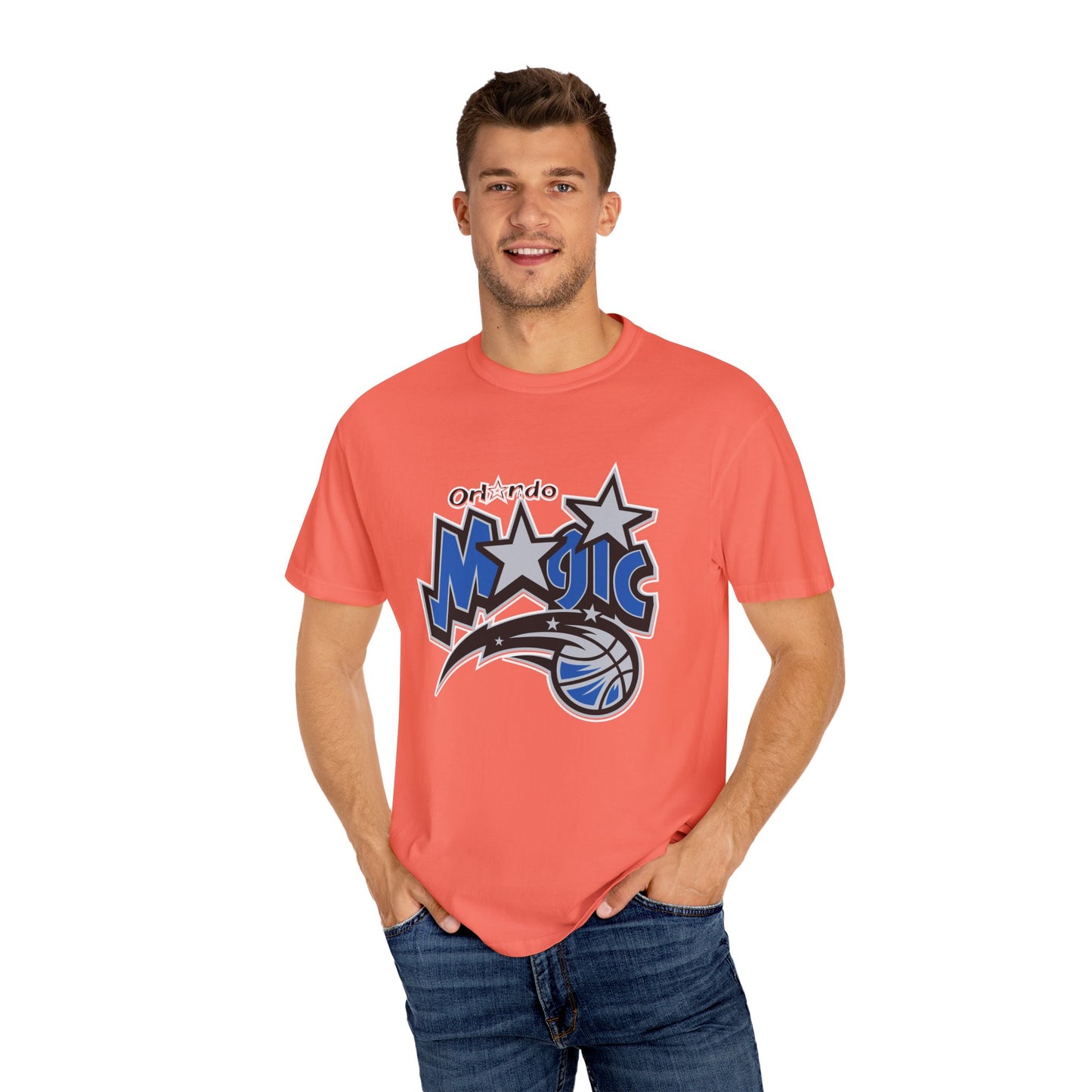 Orlando Magic Basketball Fanatics Garment-Dyed T-Shirt – Premium Cotton Tee for Customization
