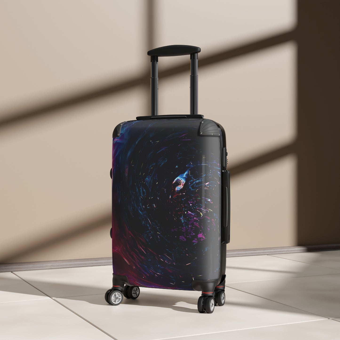 Abstract Space Art Carry-On Suitcase - Stylish Luggage for Travelers