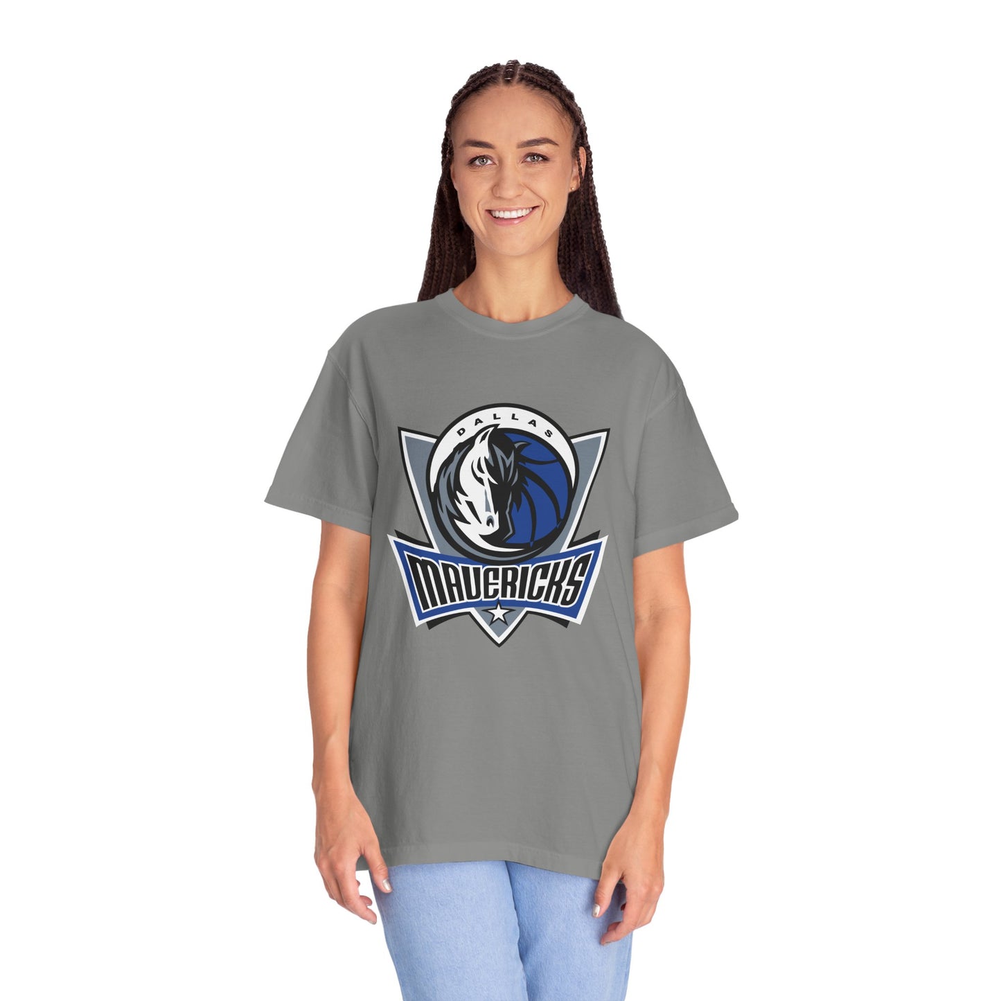 Dallas Mavericks Garment-Dyed T-Shirt – Premium Cotton Tee for Customization